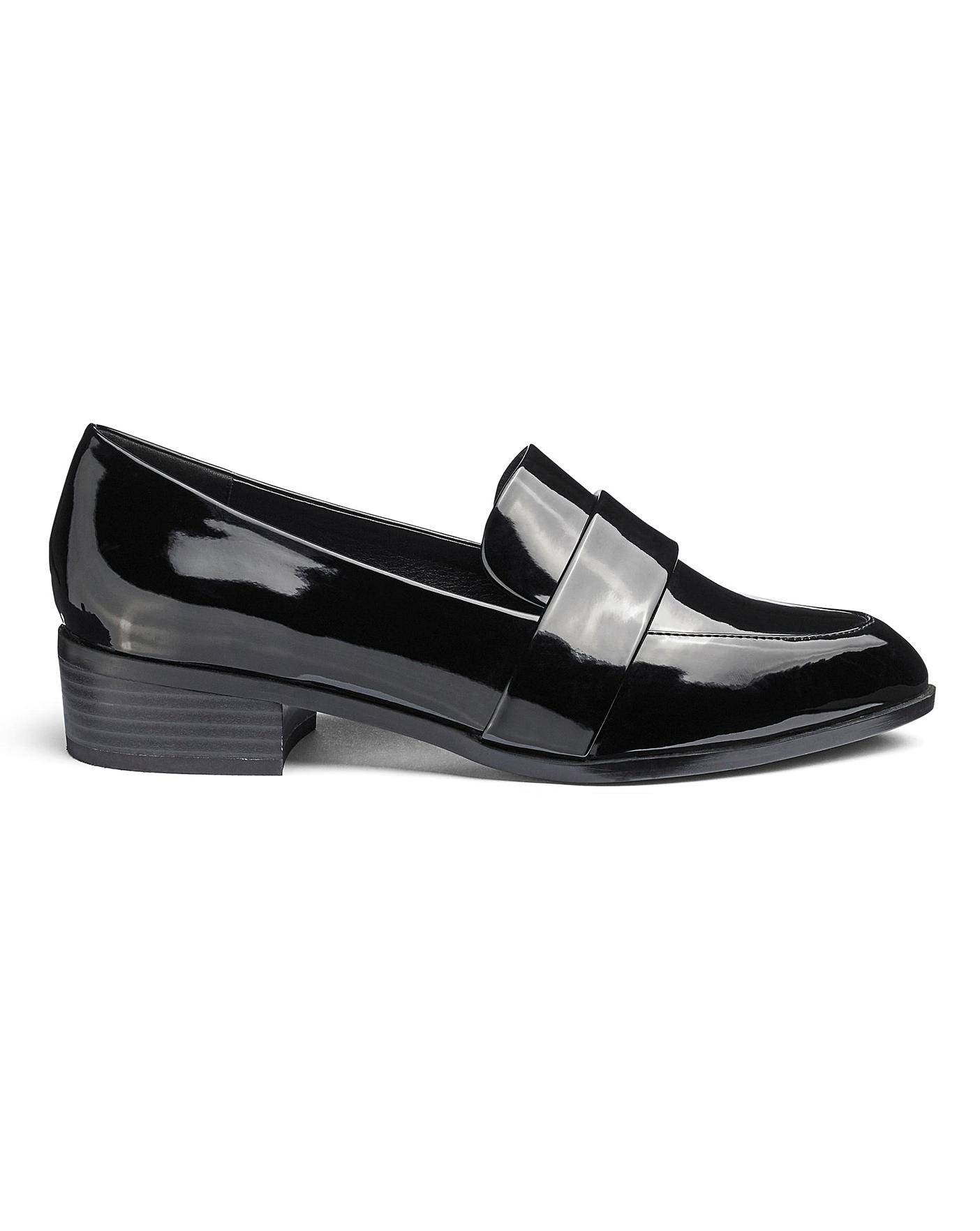 Womens Sole Diva Olivia Pointed Loafer Wide E Fit Simply Be