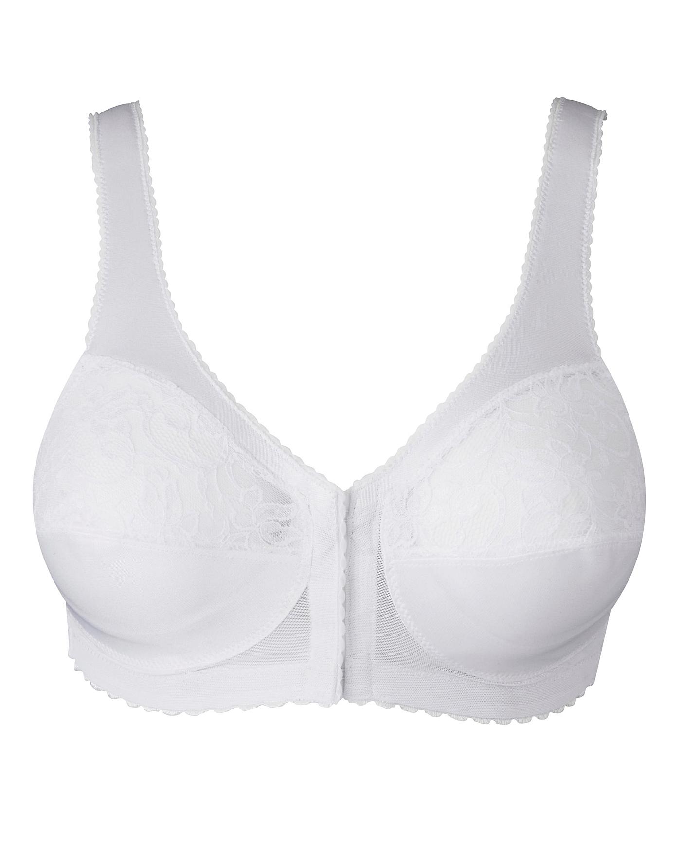 Glamorise Front Fastening Non Wired Bra | Simply Be