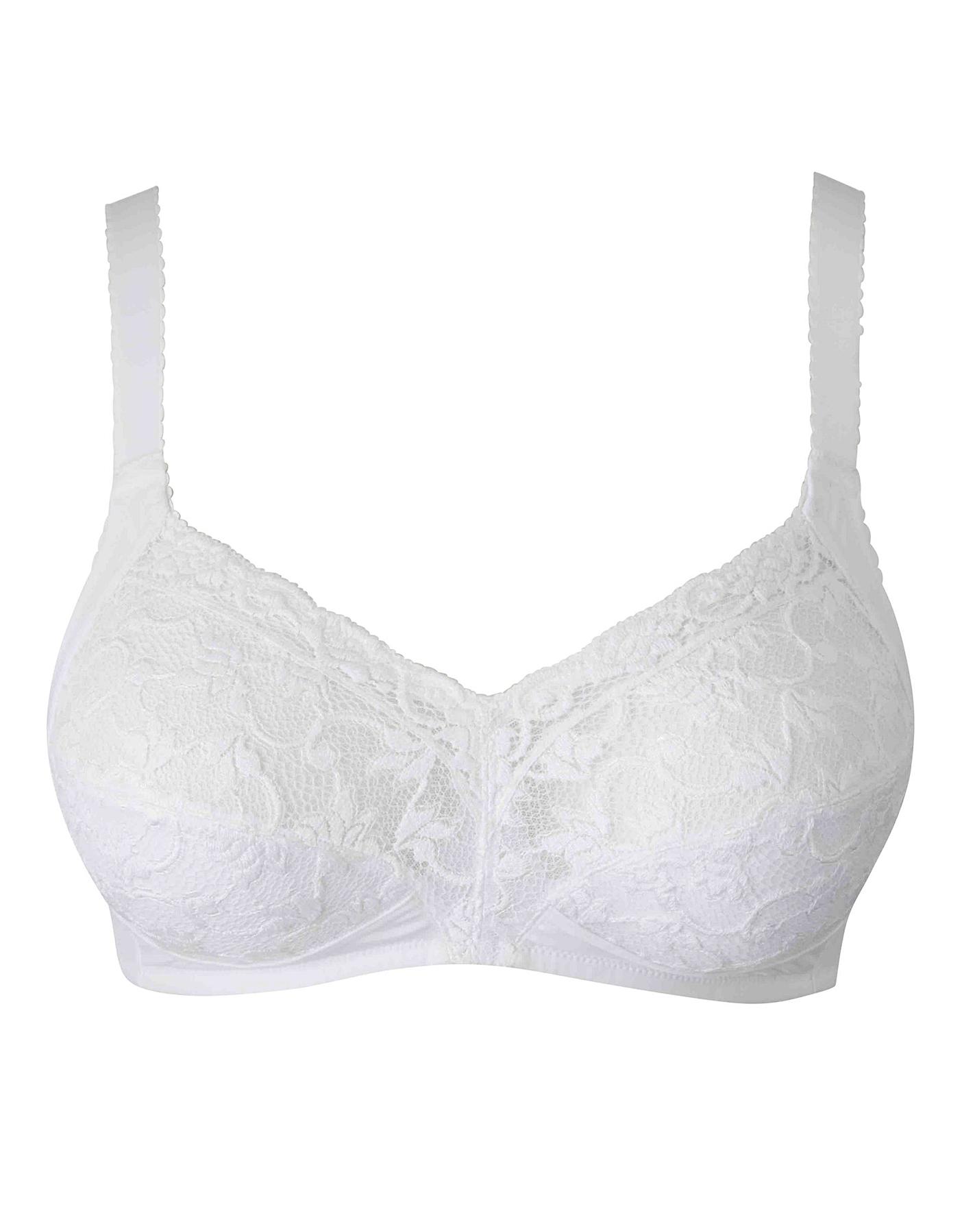 Triumph Delicate Doreen White Bra | Simply Be