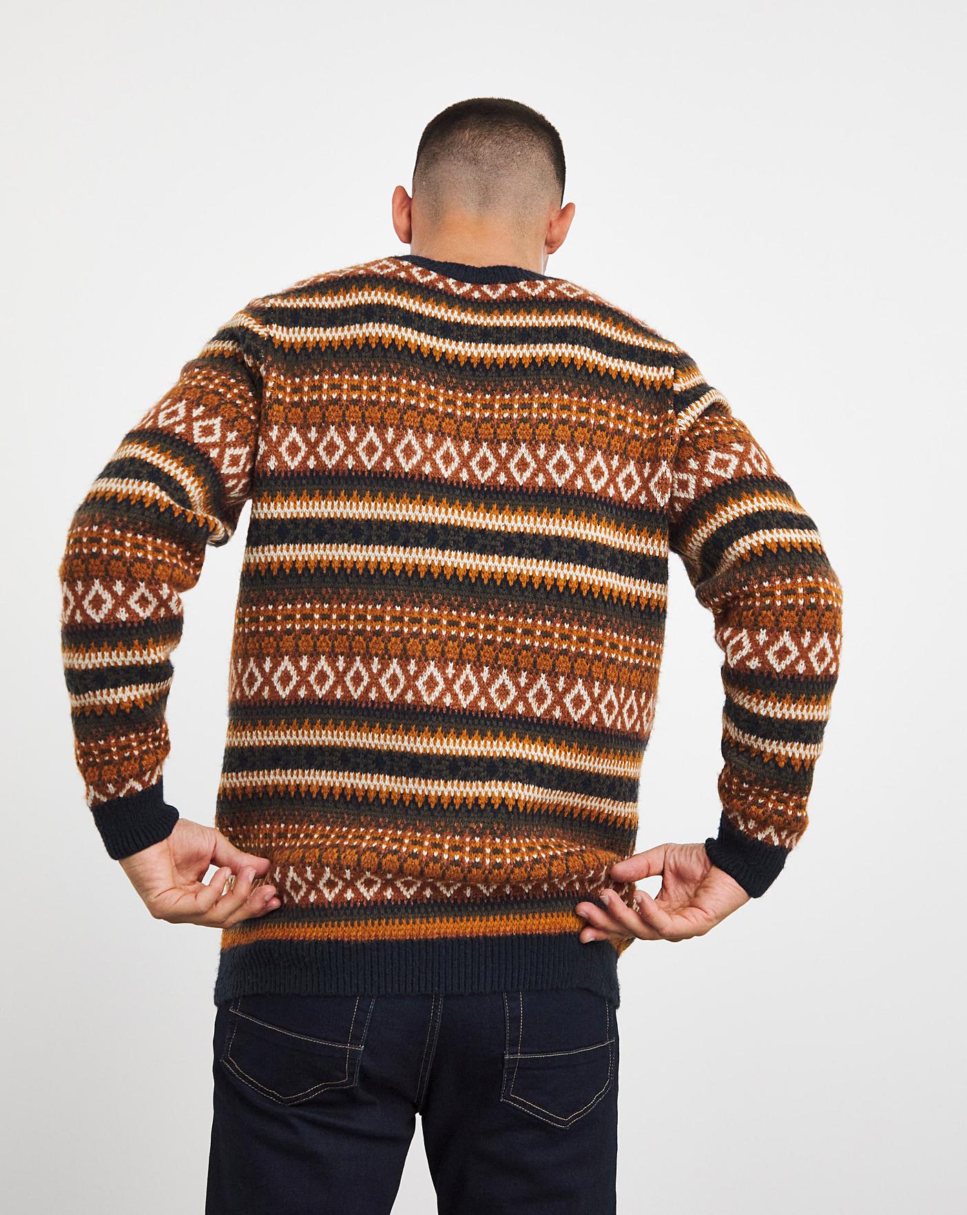 Fairisle Crew Neck Jumper | Fashion World