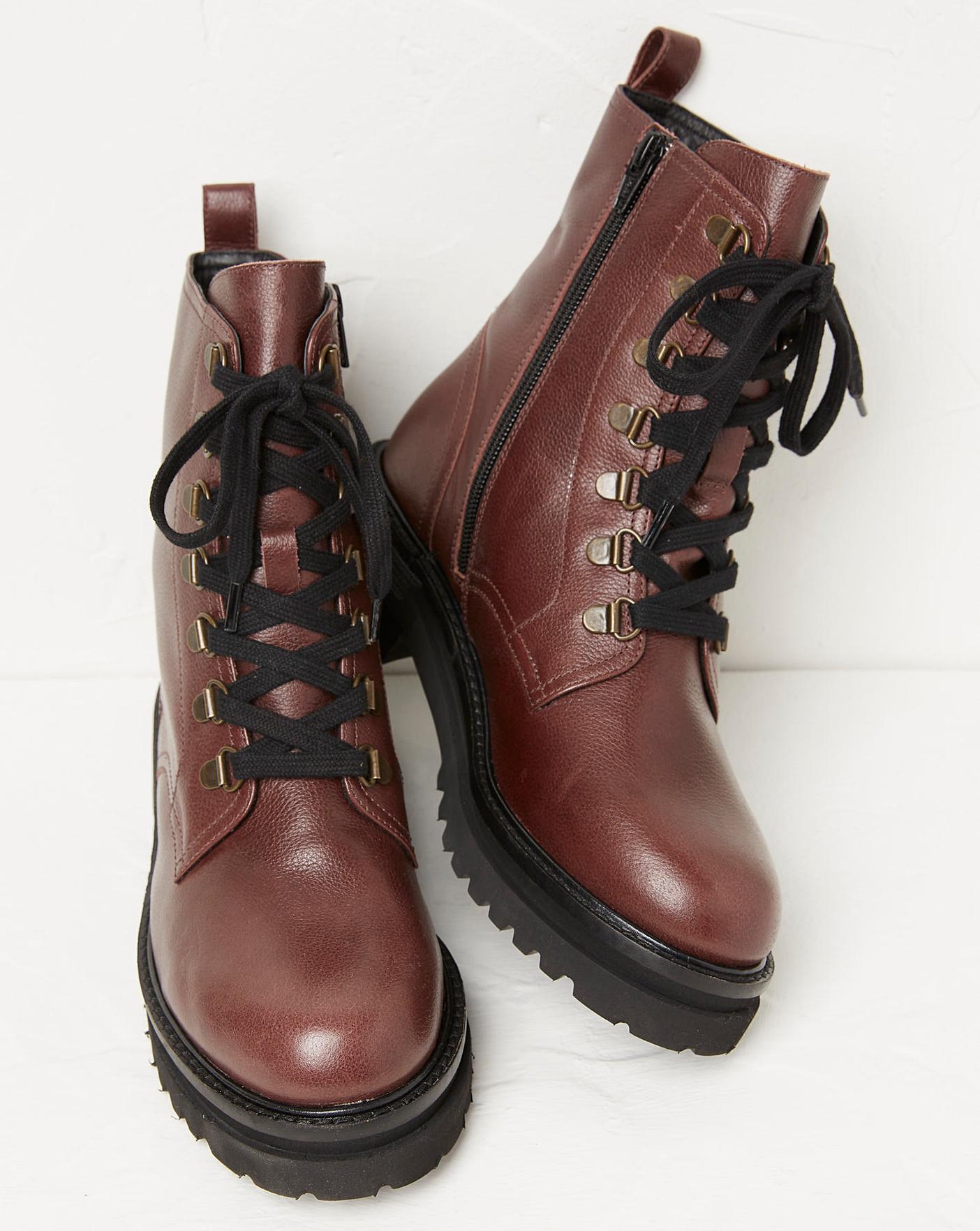 FatFace Leather Aurilia Hiker Boot