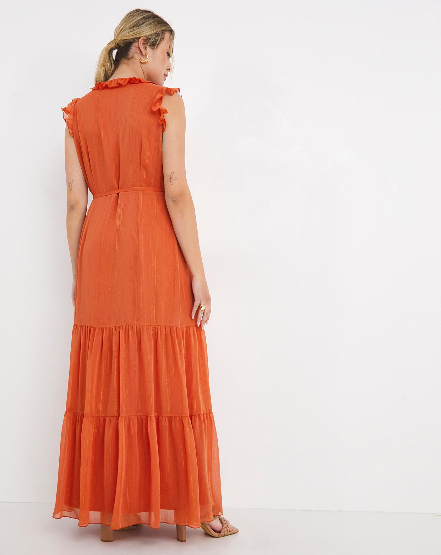 Little mistress orange dress hotsell