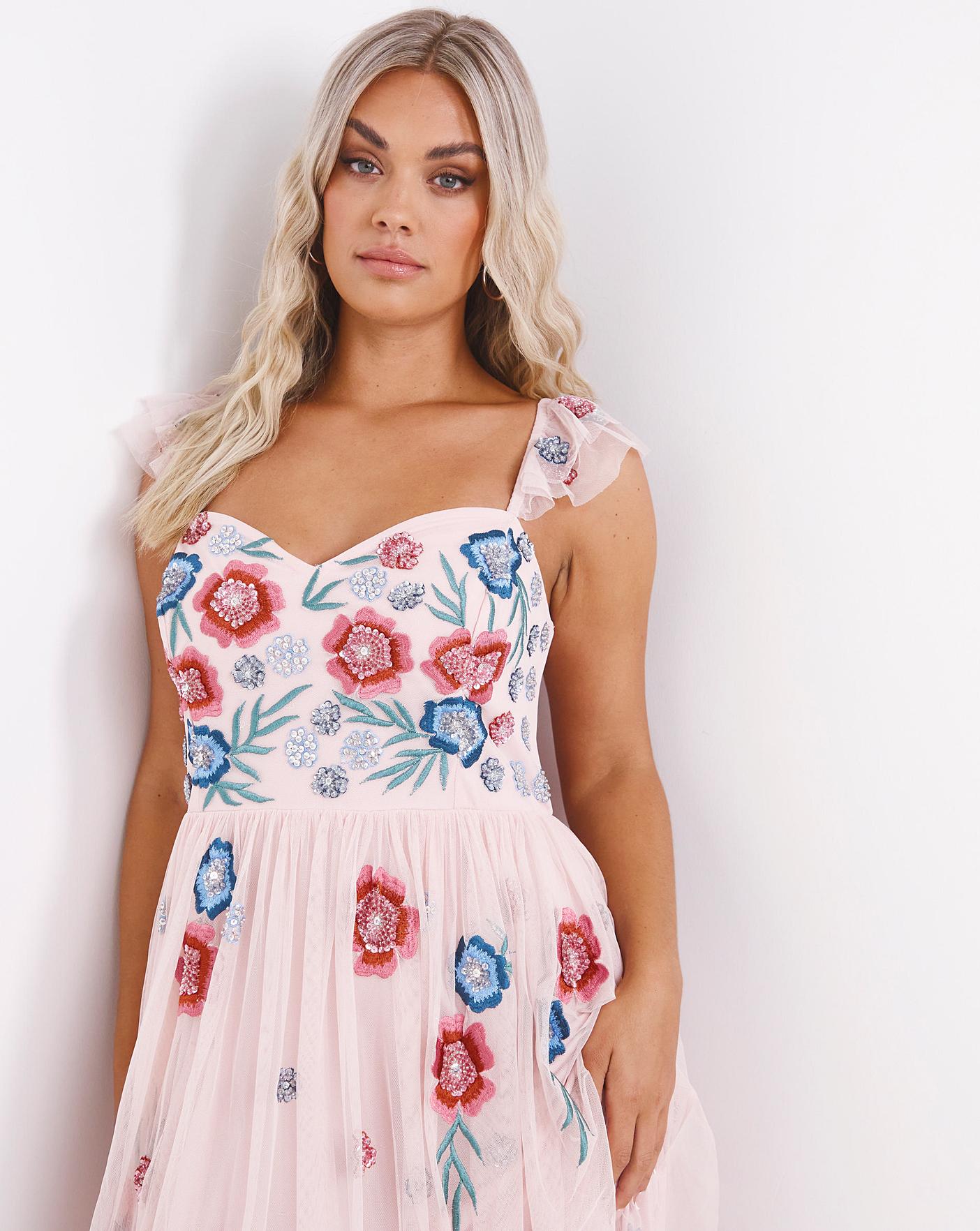 Maya curve bardot sales maxi dress