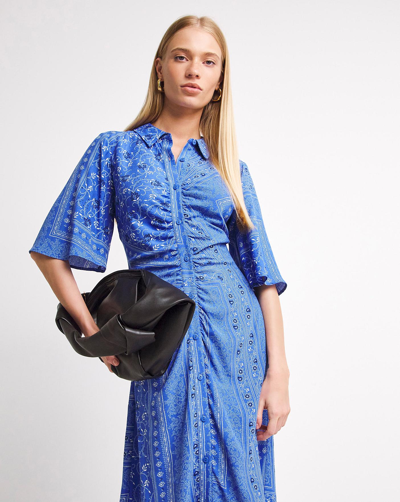 Whistles Bandana Spot Print Shirt Dress Oxendales
