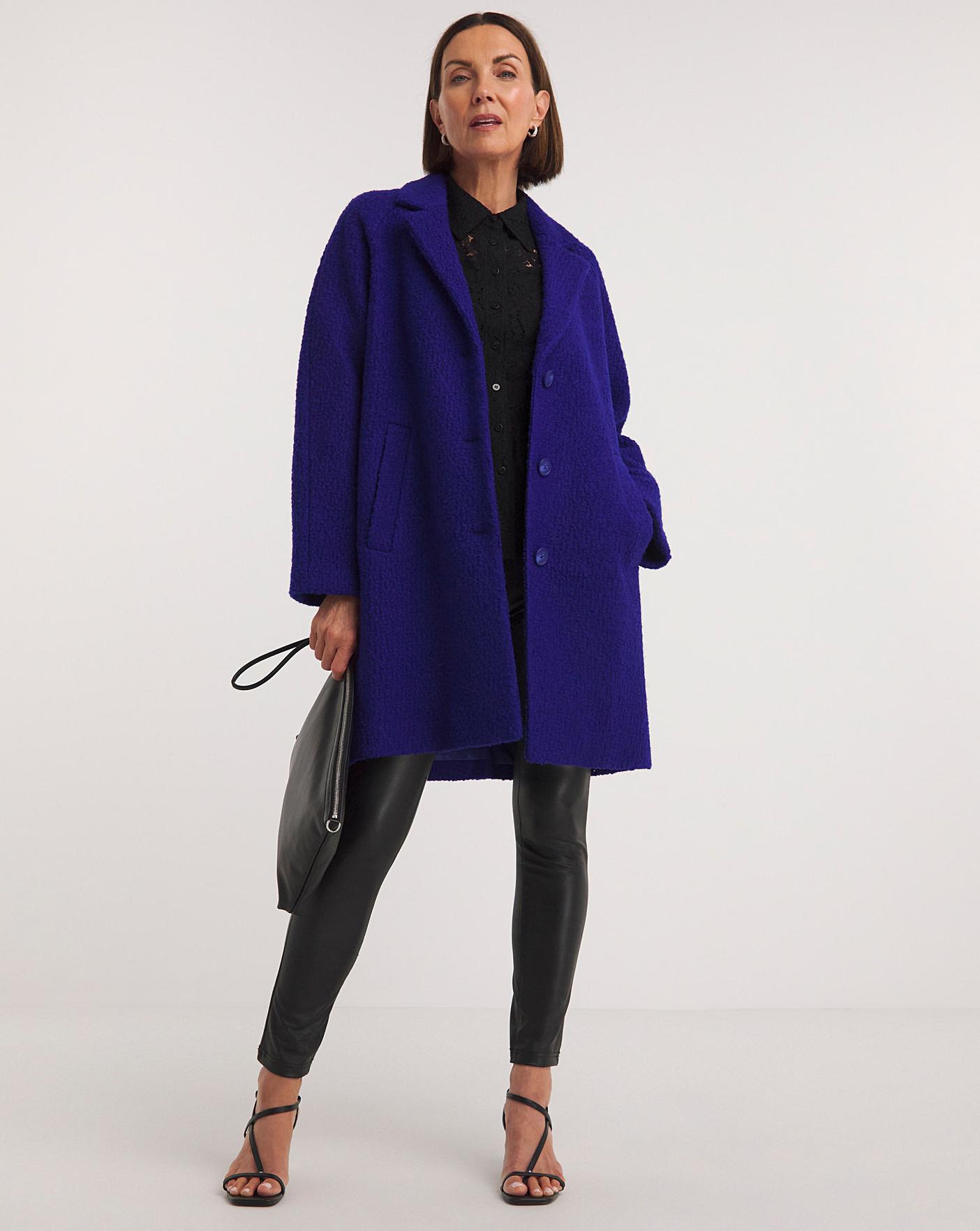 lola wool mix cocoon coat