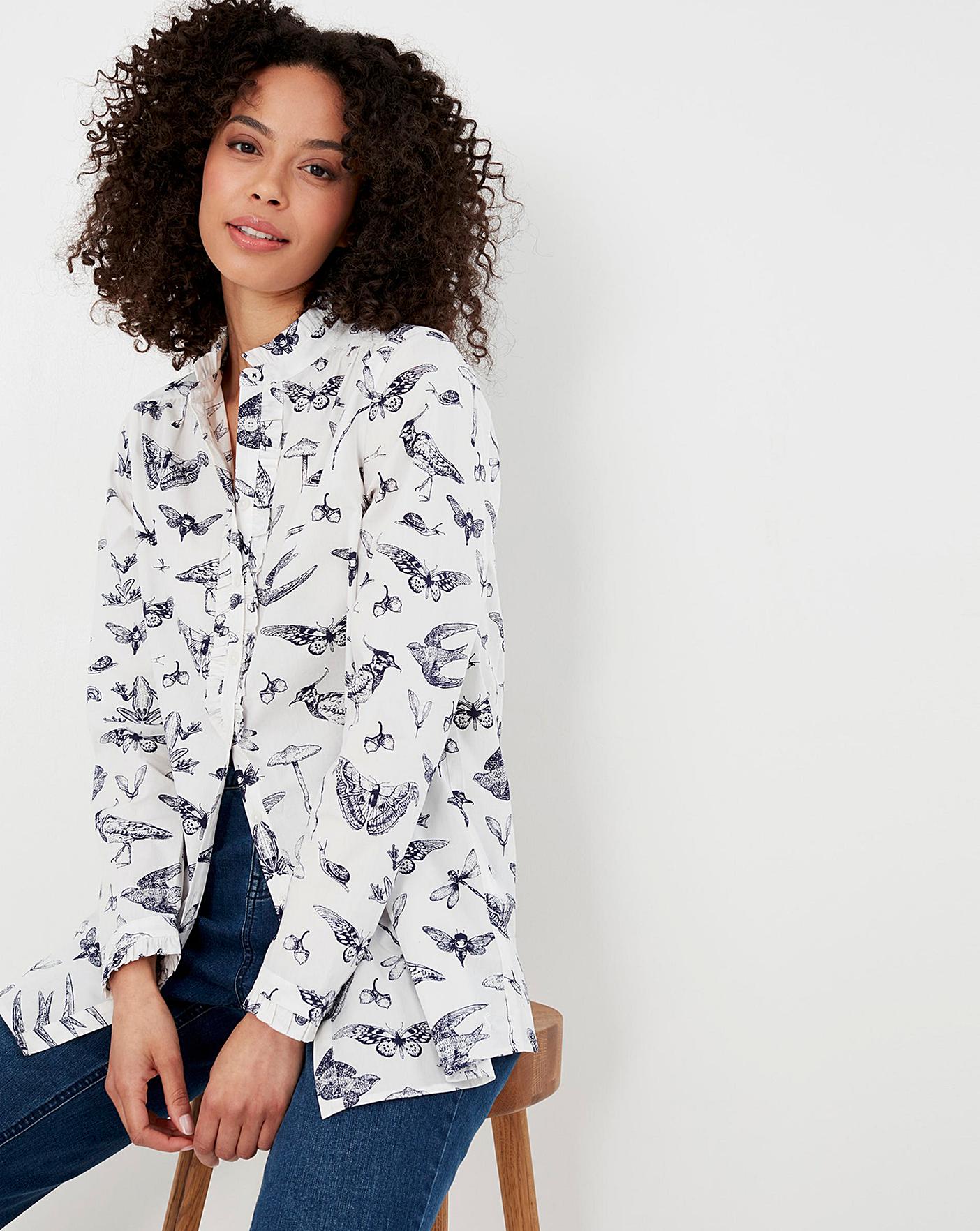 Joules black woodland store floral