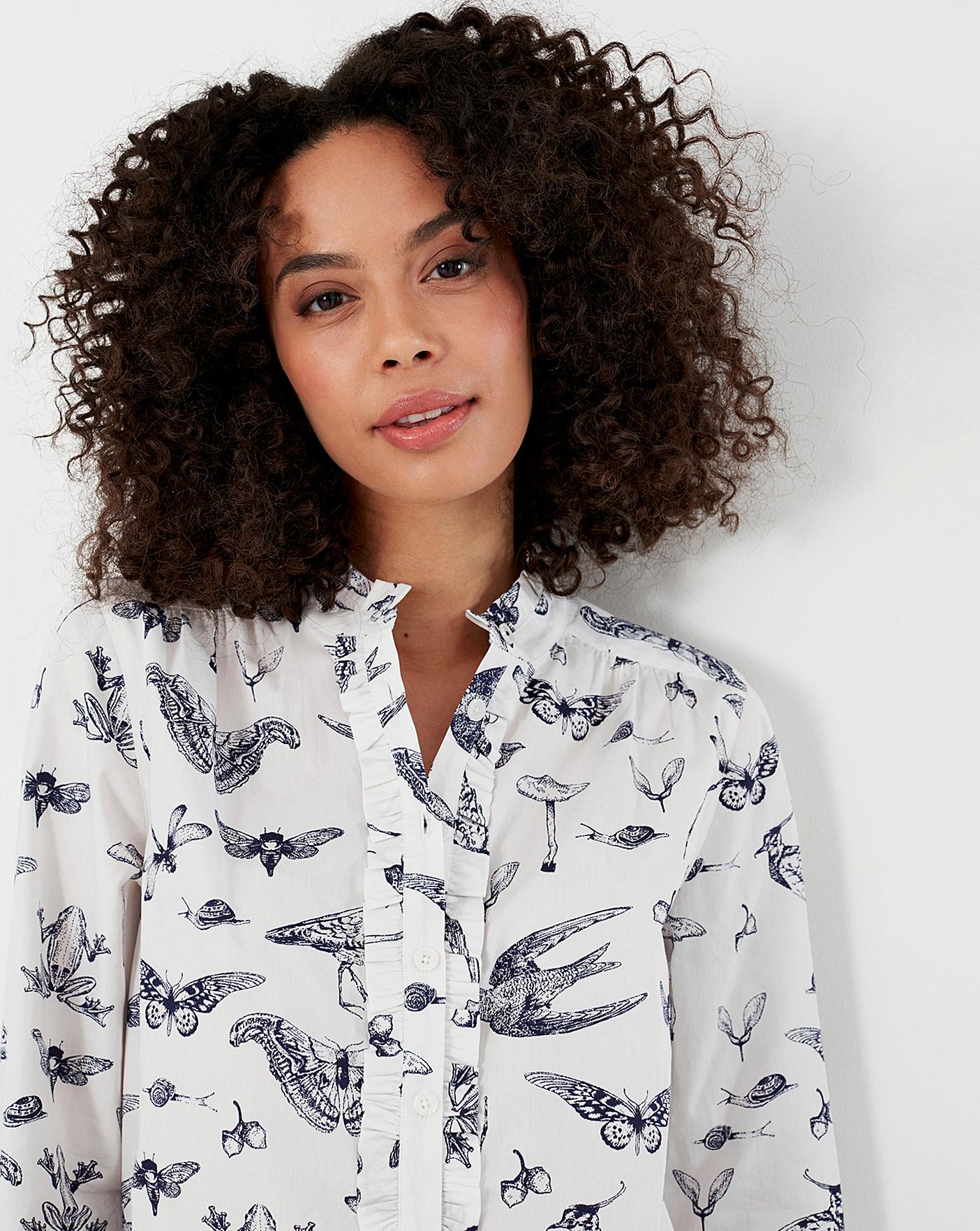 Joules Kristin Woodland Print Shirt | J D Williams