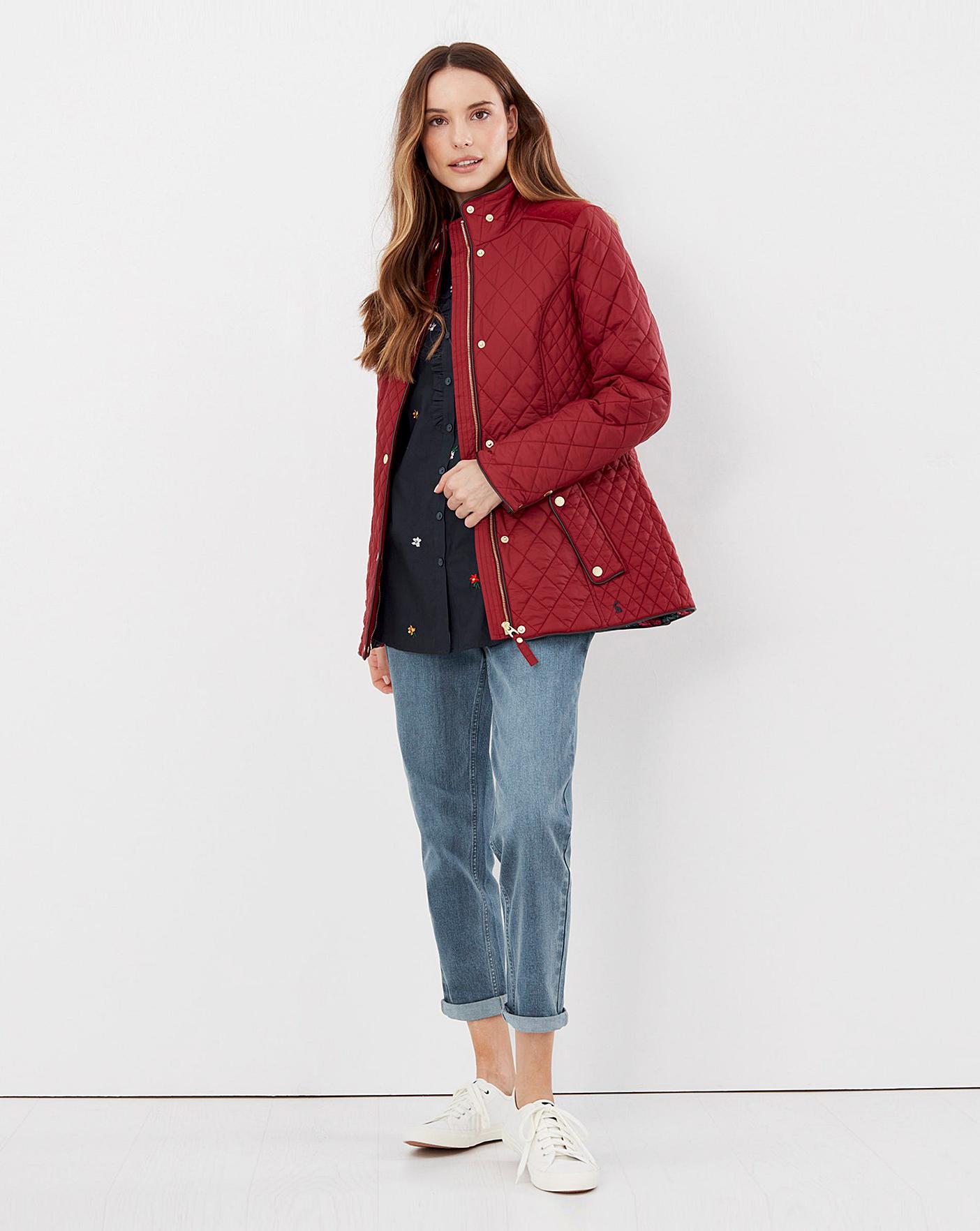 Joules newdale hotsell jacket burgundy