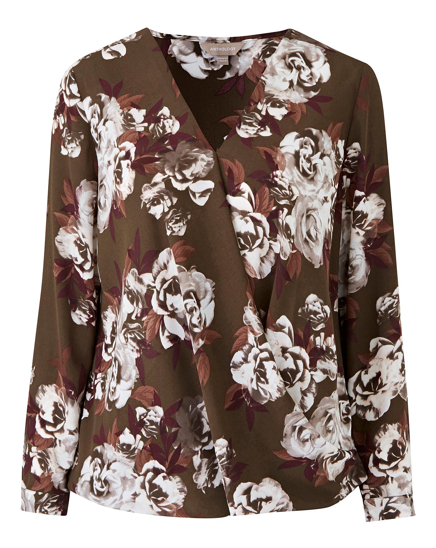 long sleeve bubble hem tops