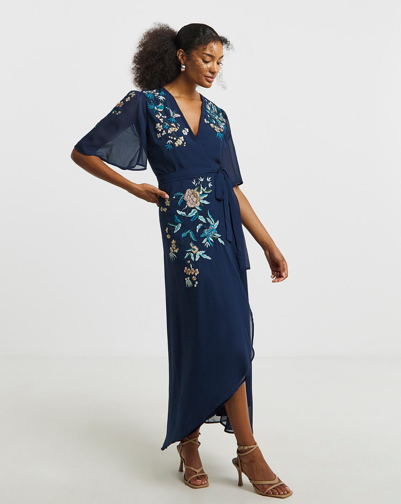 Hope & Ivy Catriona Wrap Dress | Oxendales
