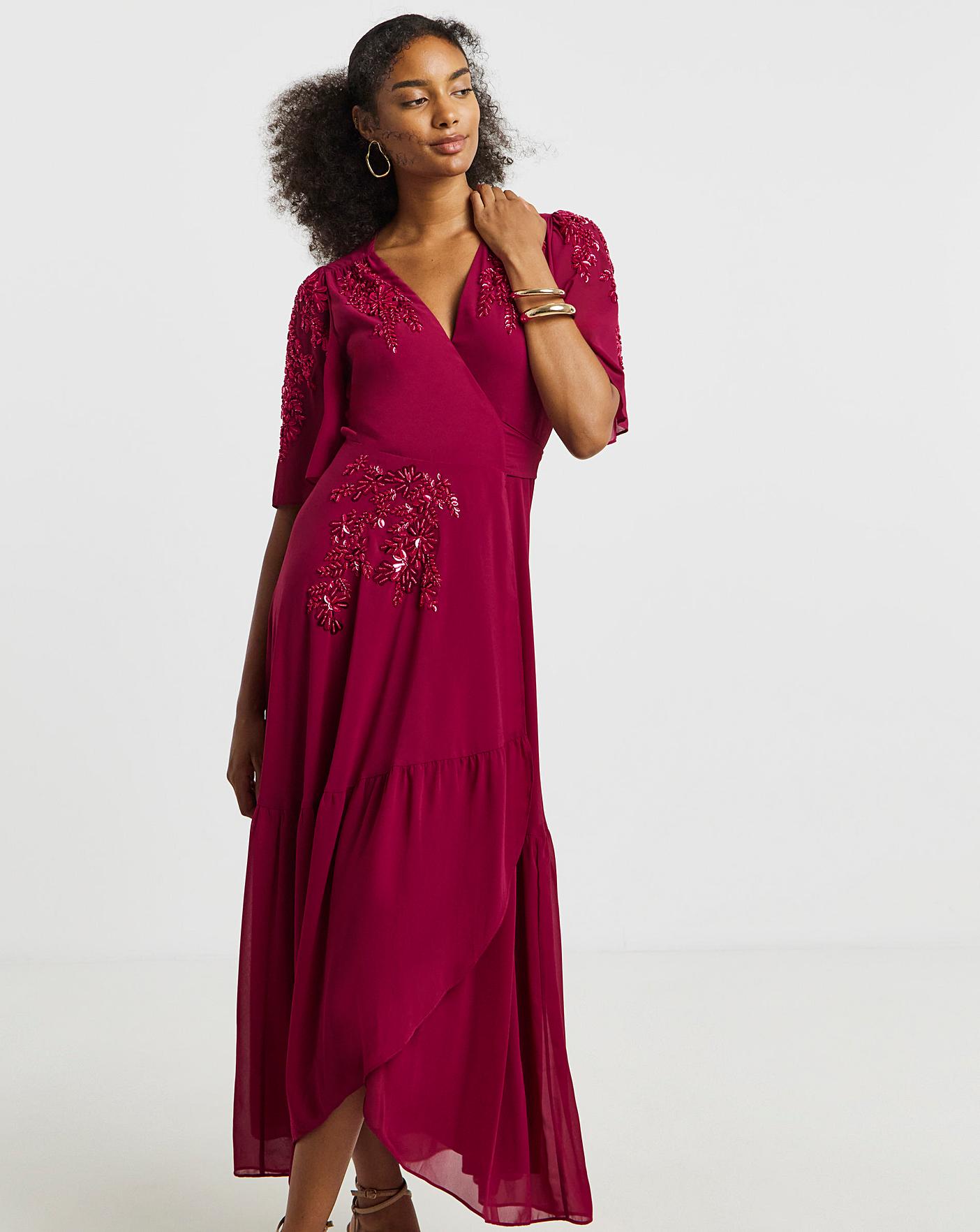 Hope & Ivy Petal Maxi Dress | Oxendales