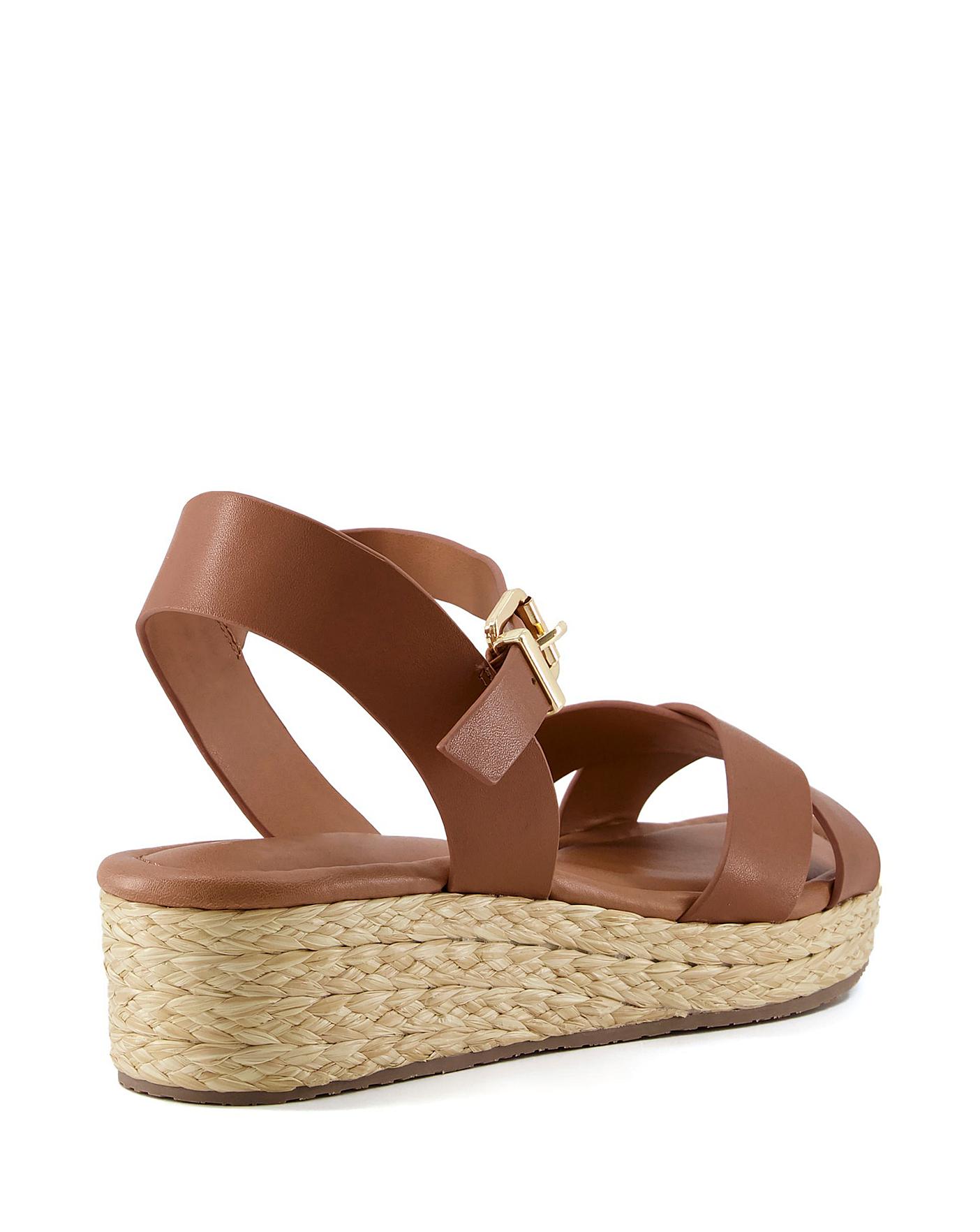 Dune Linnie Wedge Sandals E Fit | Marisota
