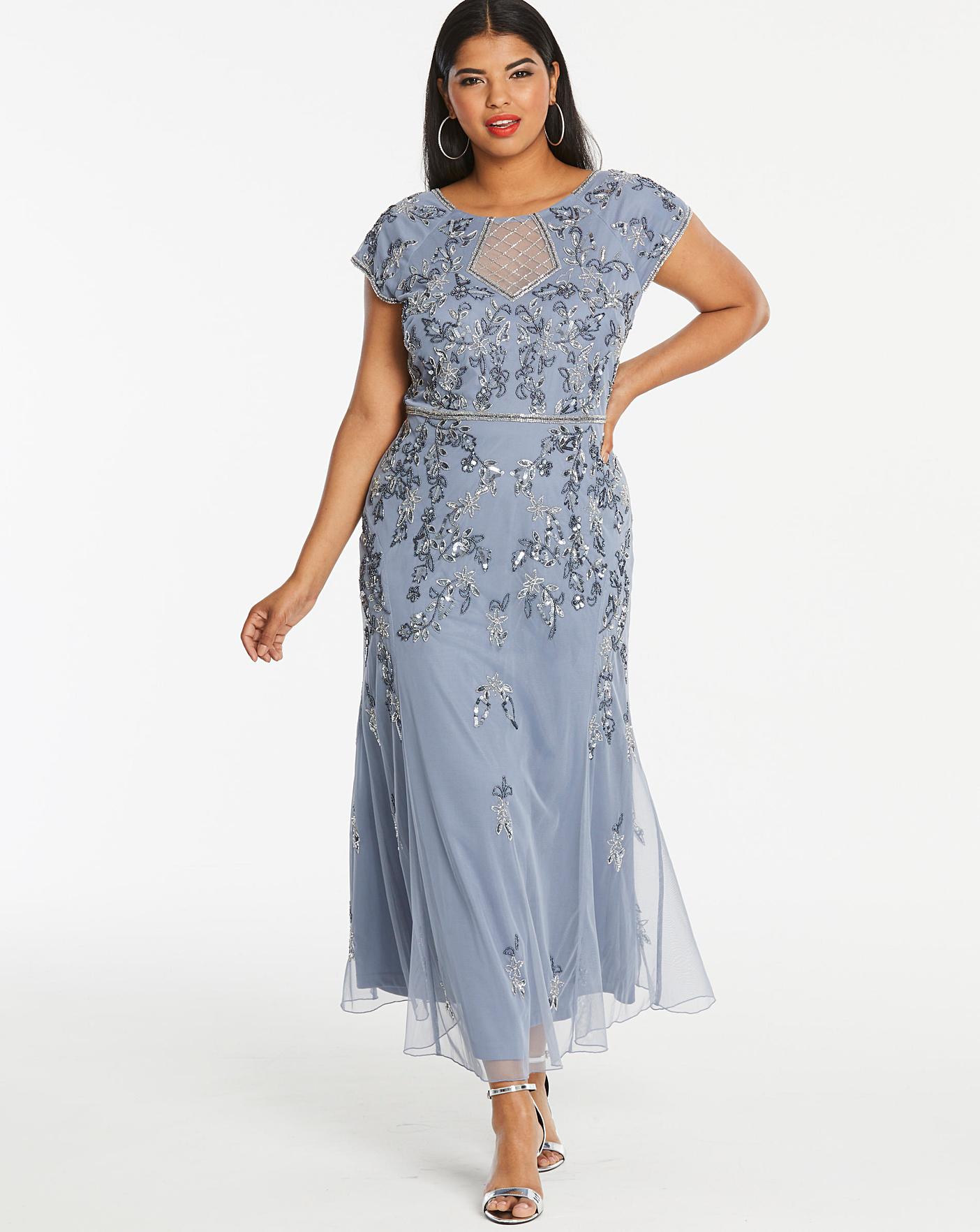 joanna hope glitter lace dress