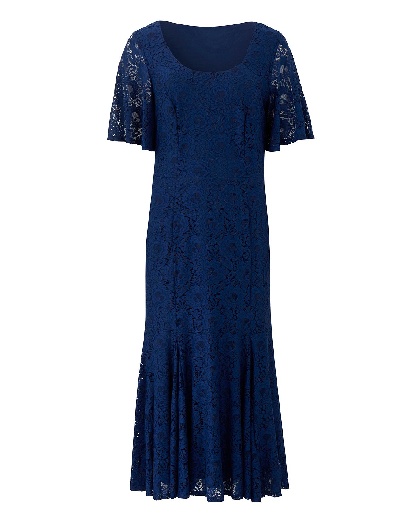 joanna hope navy lace dress