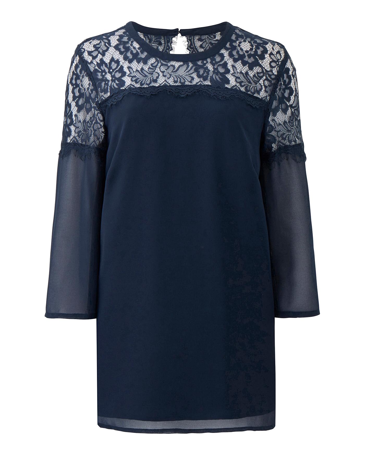 Joanna hope lace outlet trim dress and jacket