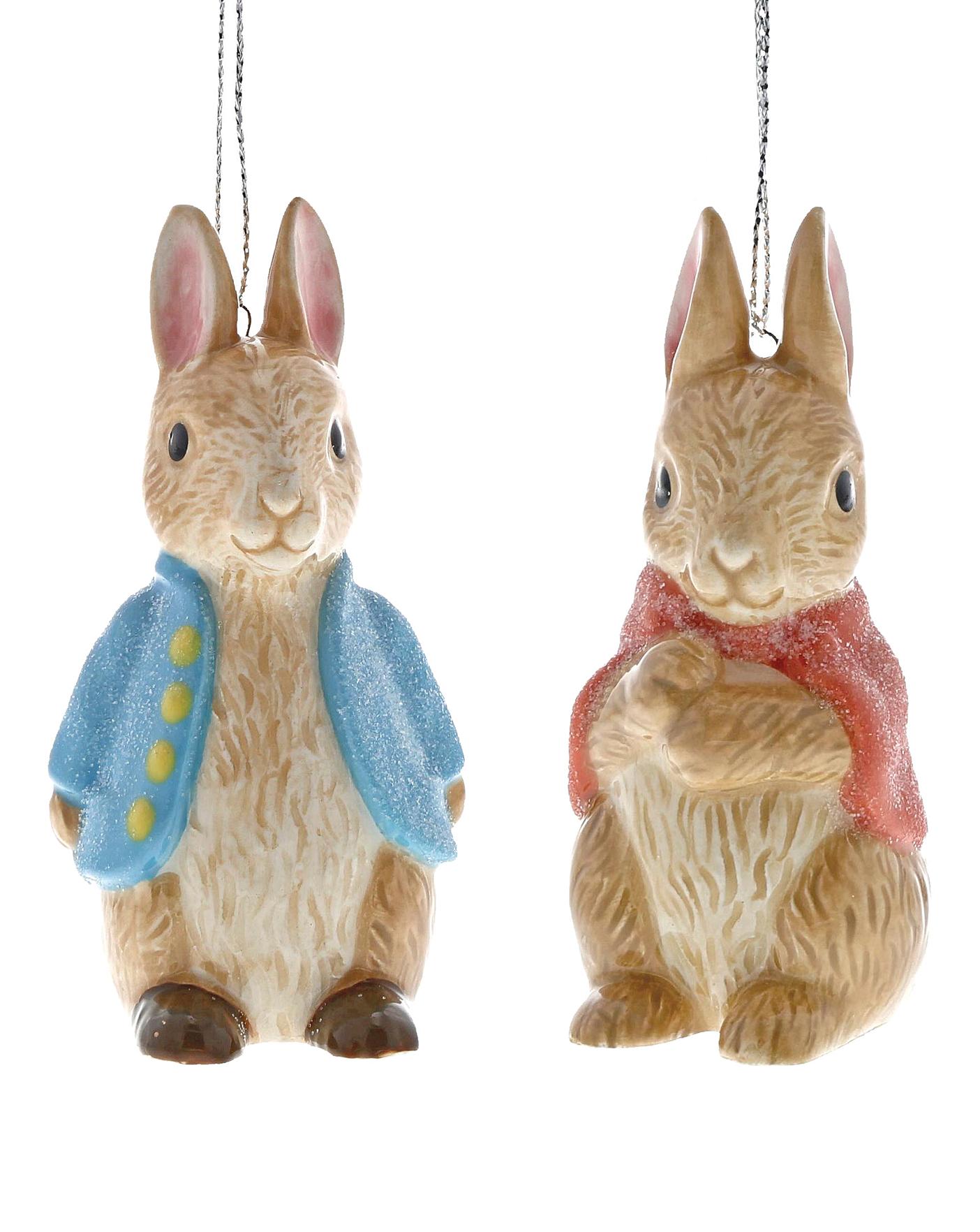 Peter Rabbit Flopsy Hanging Ornaments J D Williams