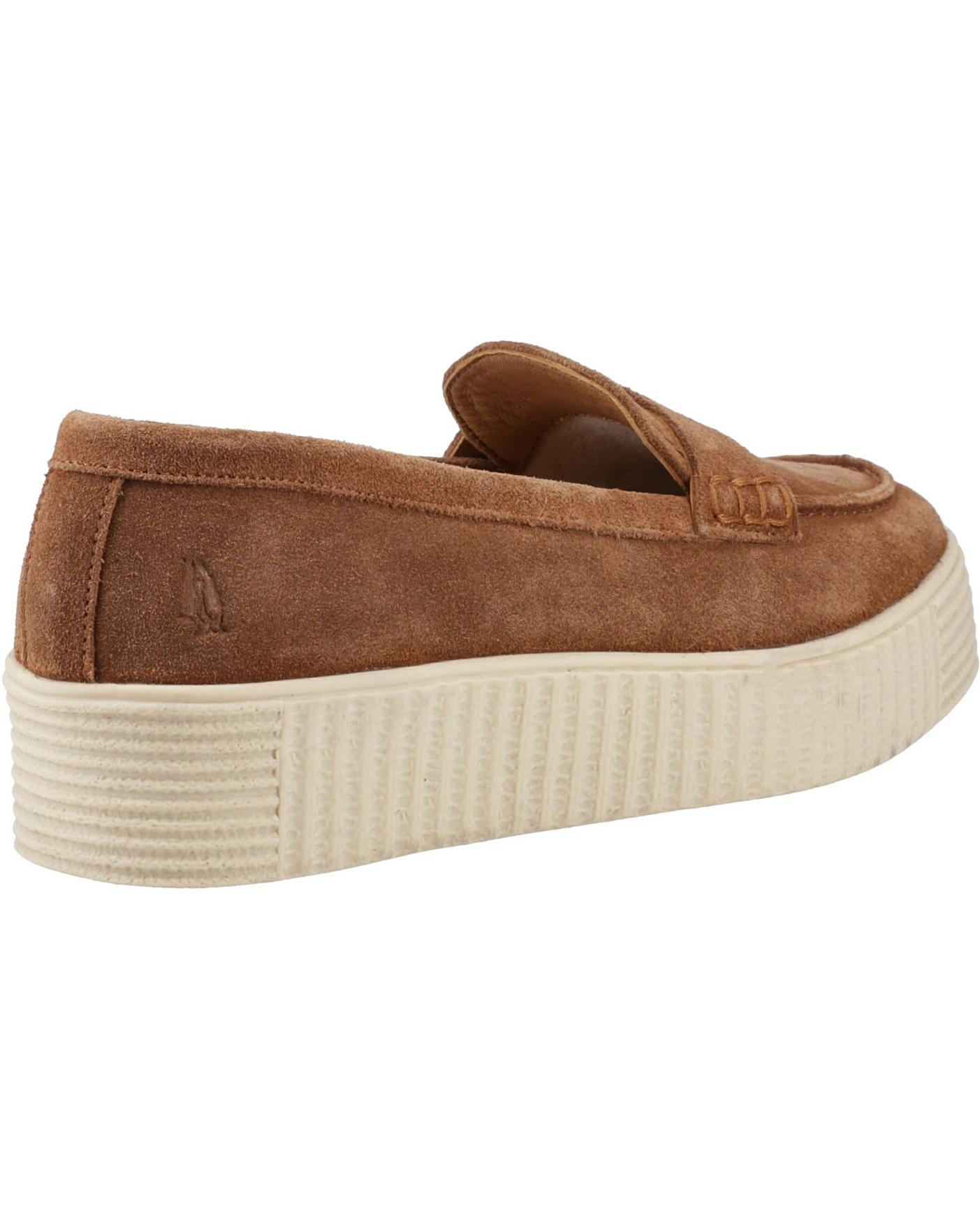 Hush Puppies Tamara Suede Women's Tan Loafers HP-40787-76240 - Tower