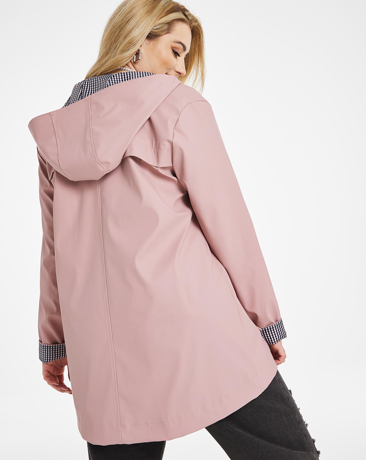 pink raincoat