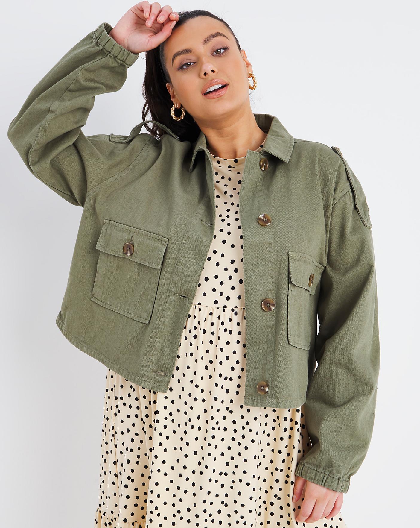 utility jacket cropped