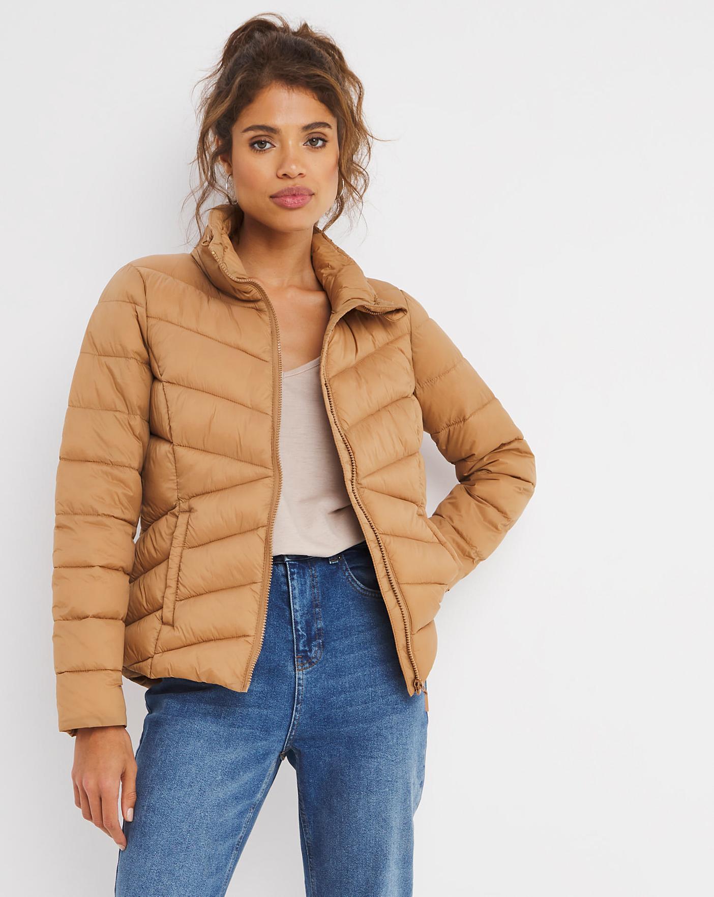 short puffer jacket