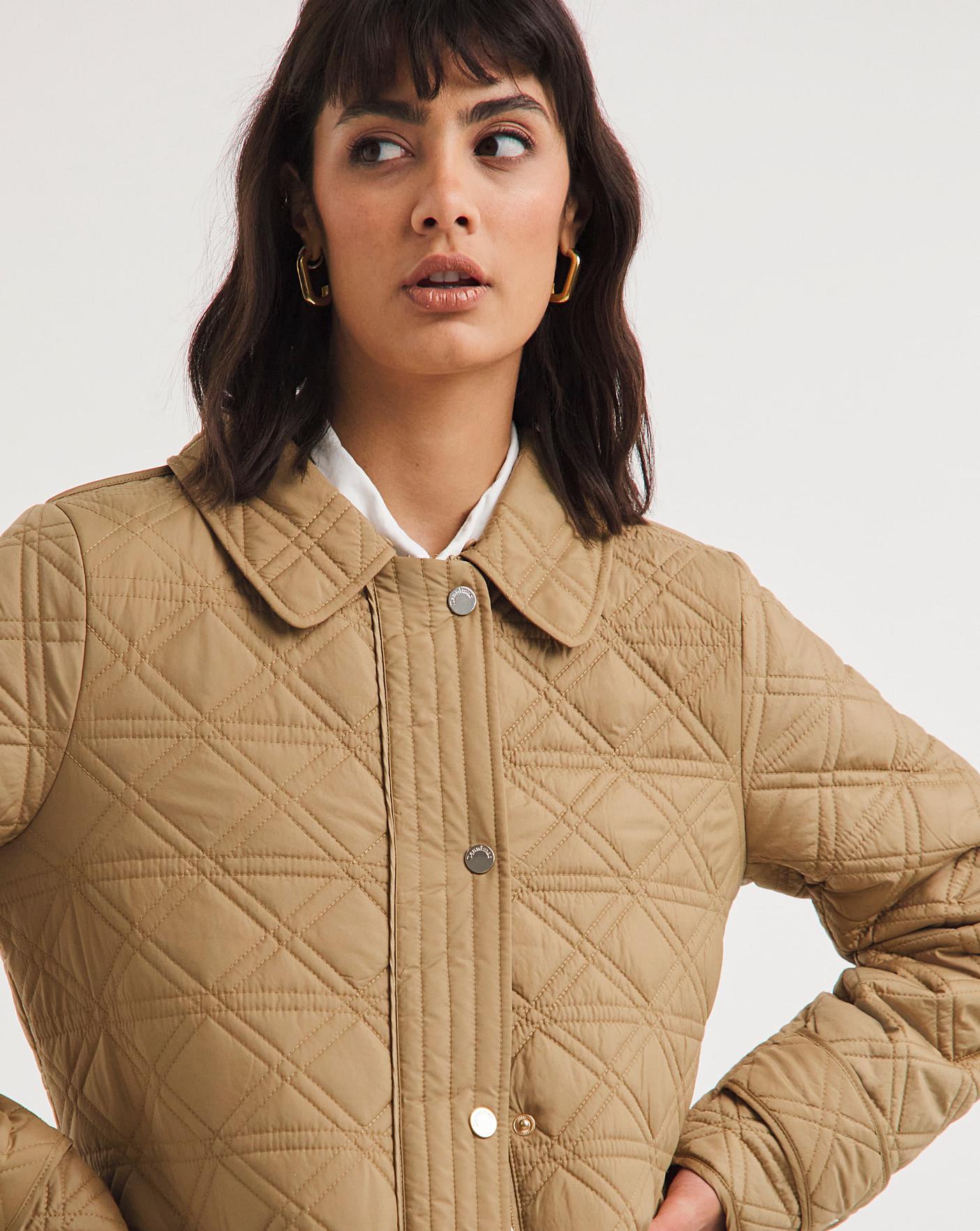 Dannimac Camel Quilted Jacket | J D Williams