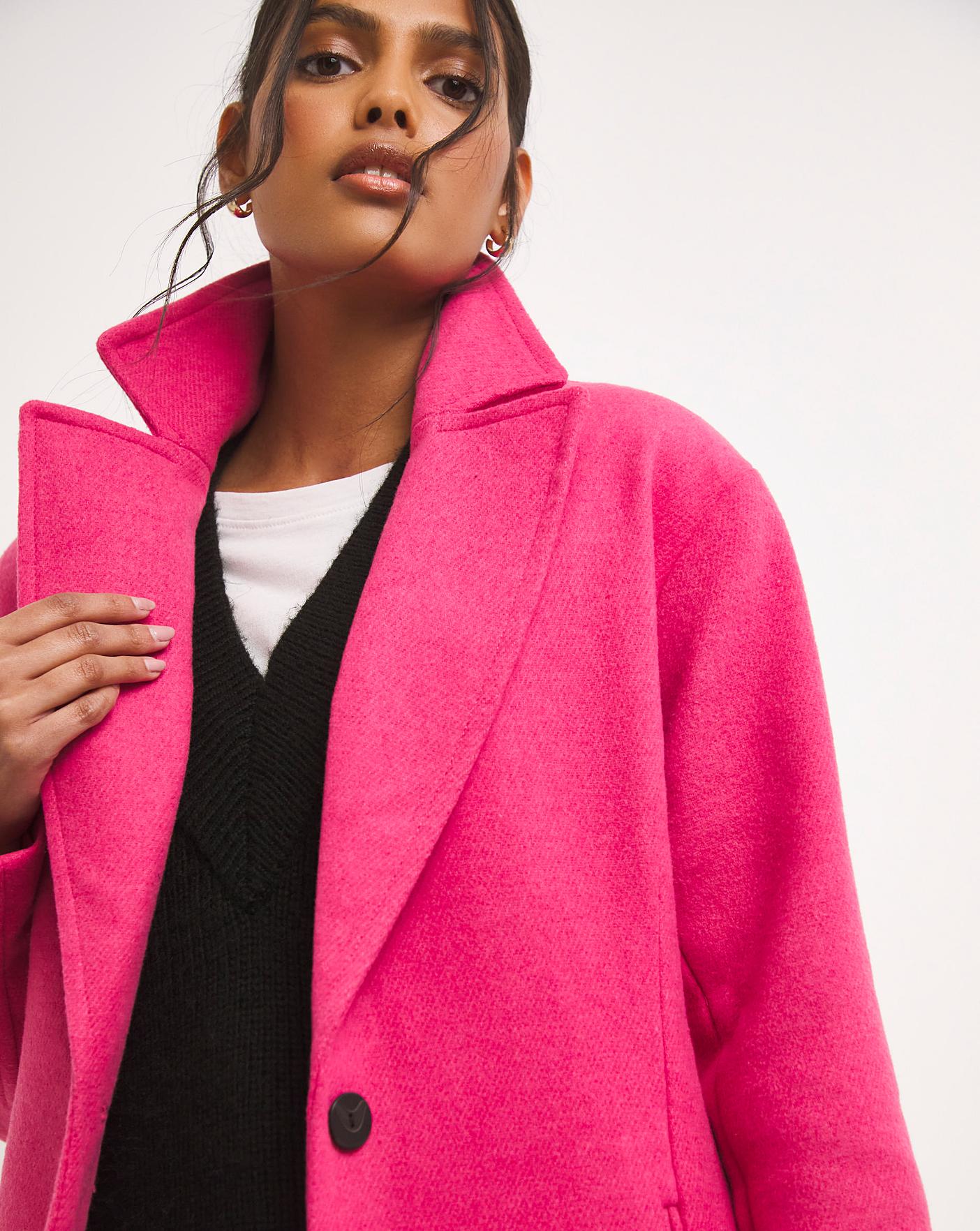thumbnail image 2 of AQAYL Womens Trench Coat With Hood Snap Button Jacket Plus 2 of 13