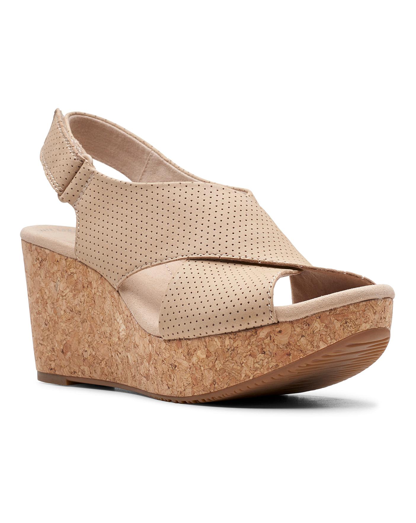 clarks annadel wedge sandal