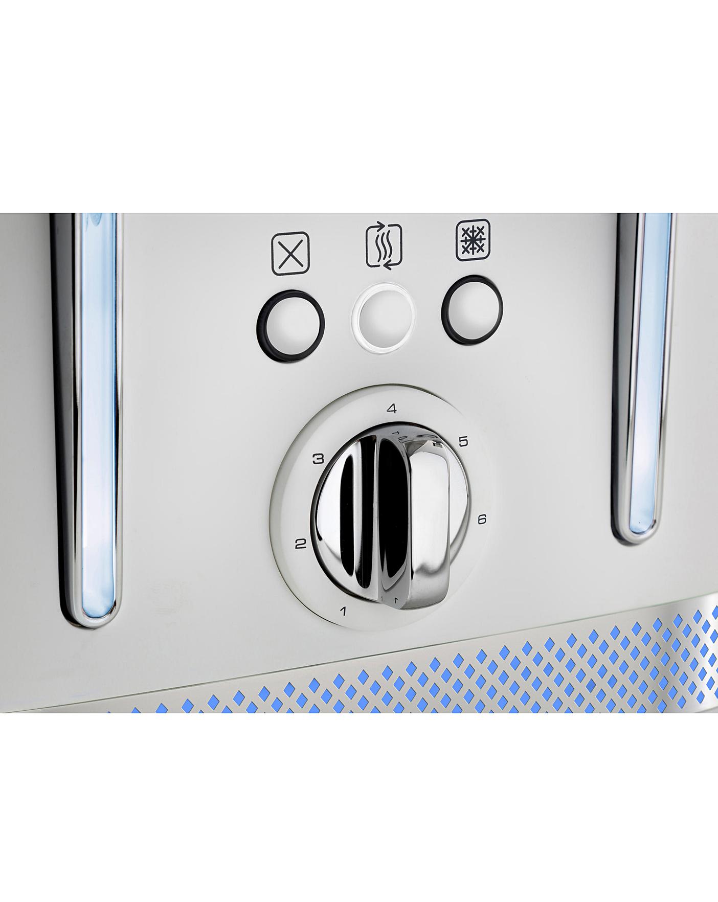 Breville VTT687 High Gloss 4-Slice Toaster, White