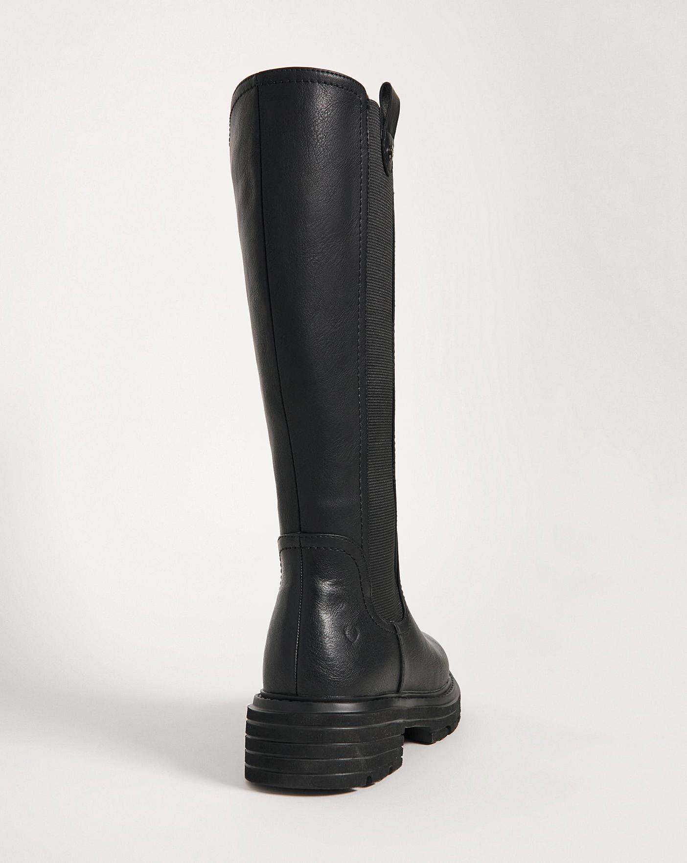 Heavenly Feet Zinnia High Boot EEE Curvy J D Williams