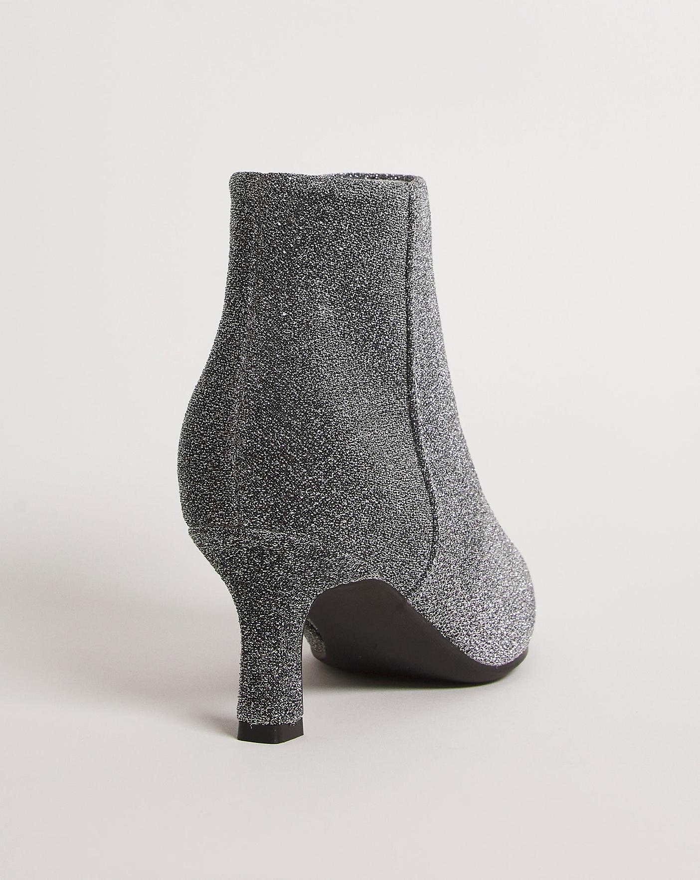 Kitten Heel Ankle Boot E Fit J D Williams