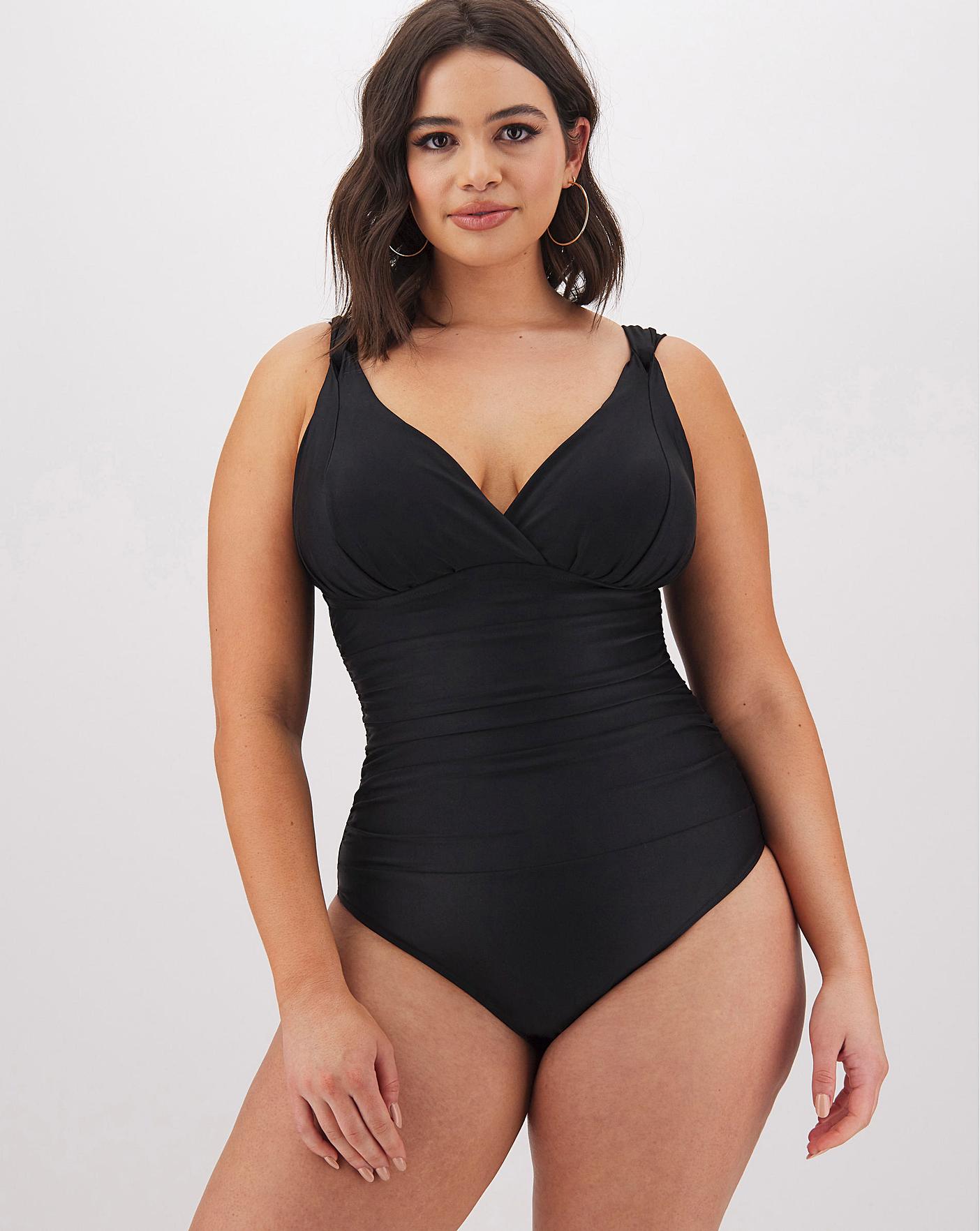 MAGISCULPT Black Lose Up To An Inch Shaping Swimsuit from Swimsuit