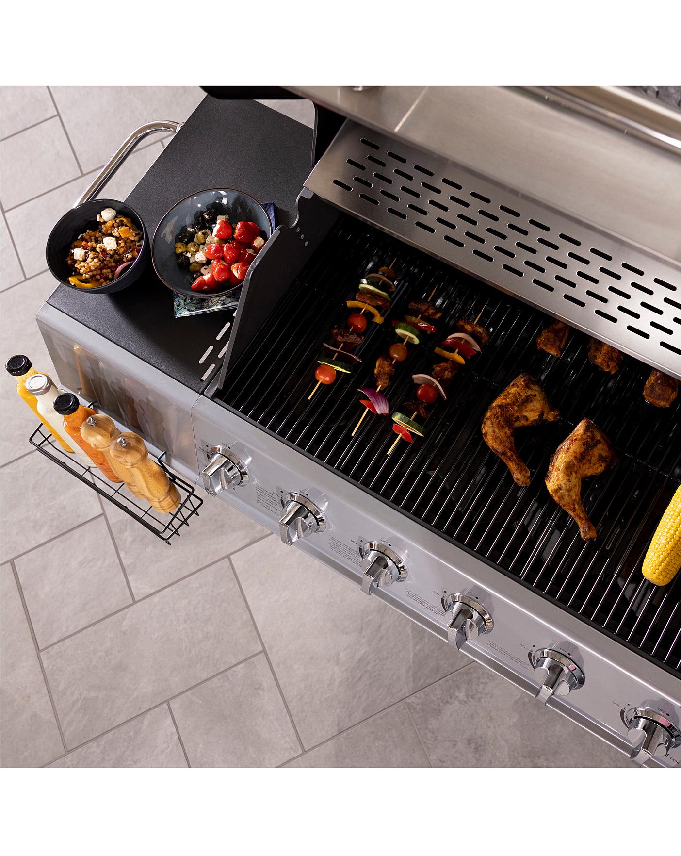 Charles bentley 5 outlet burner premium gas bbq