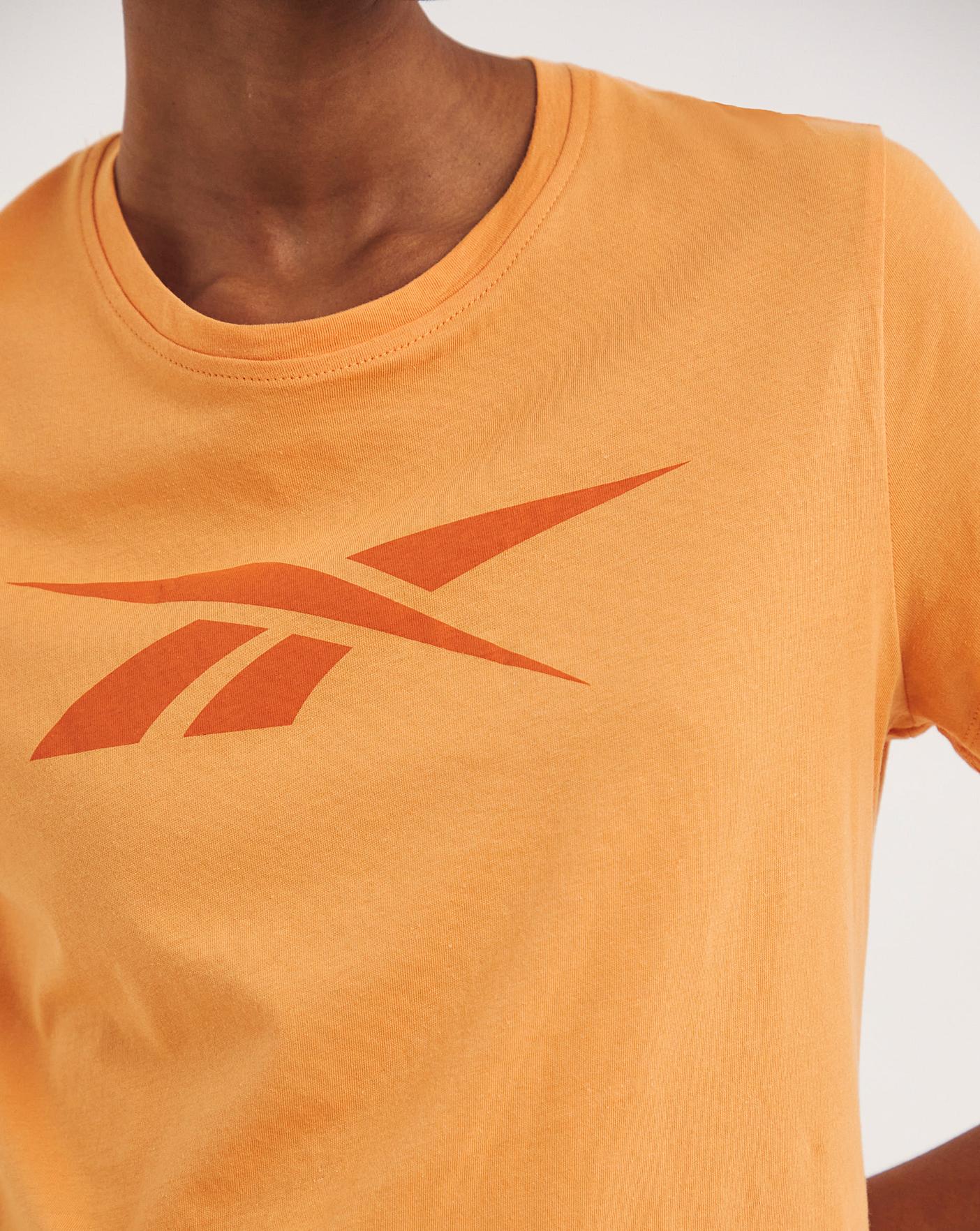 Reebok shirts on sale womens orange