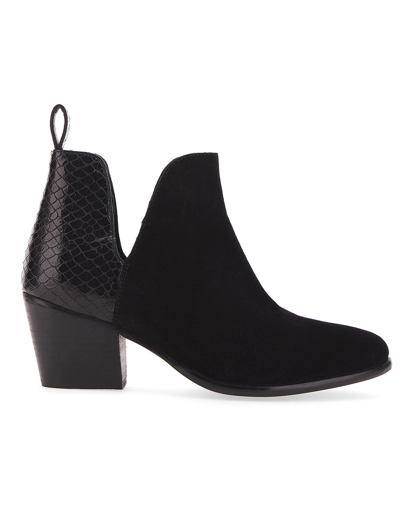 Aster Suede Ankle Boots Wide Fit | Jacamo