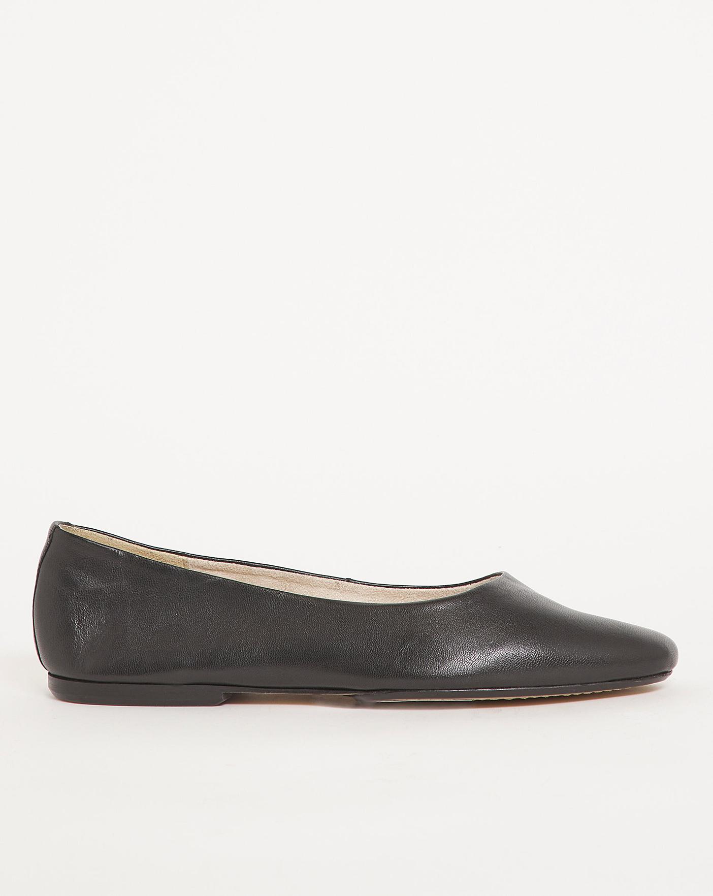 Leather Flexi Ballerina EEE Fit | J D Williams