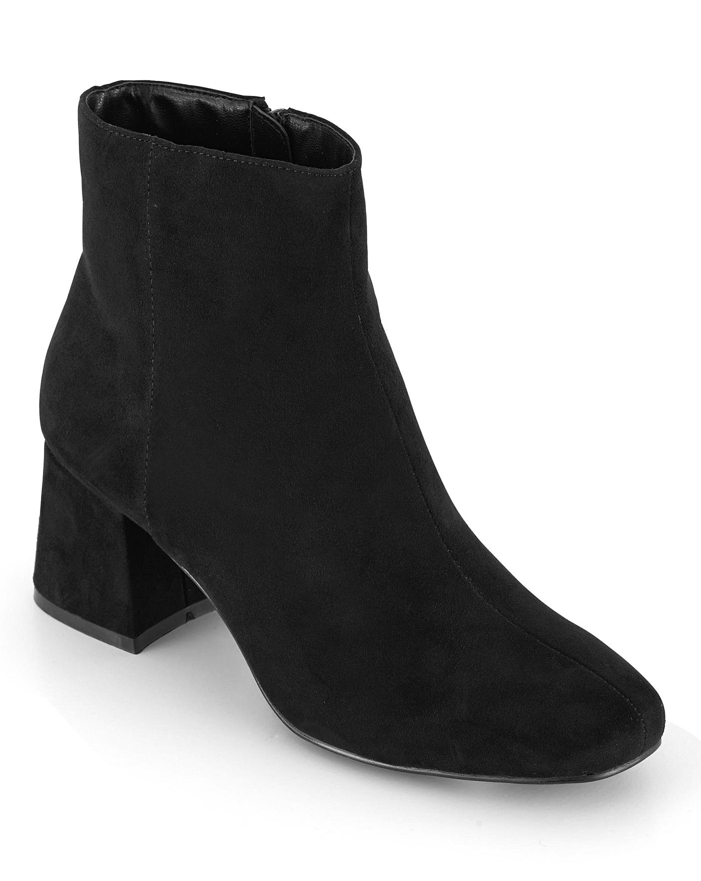 simply be wide fit ankle boots