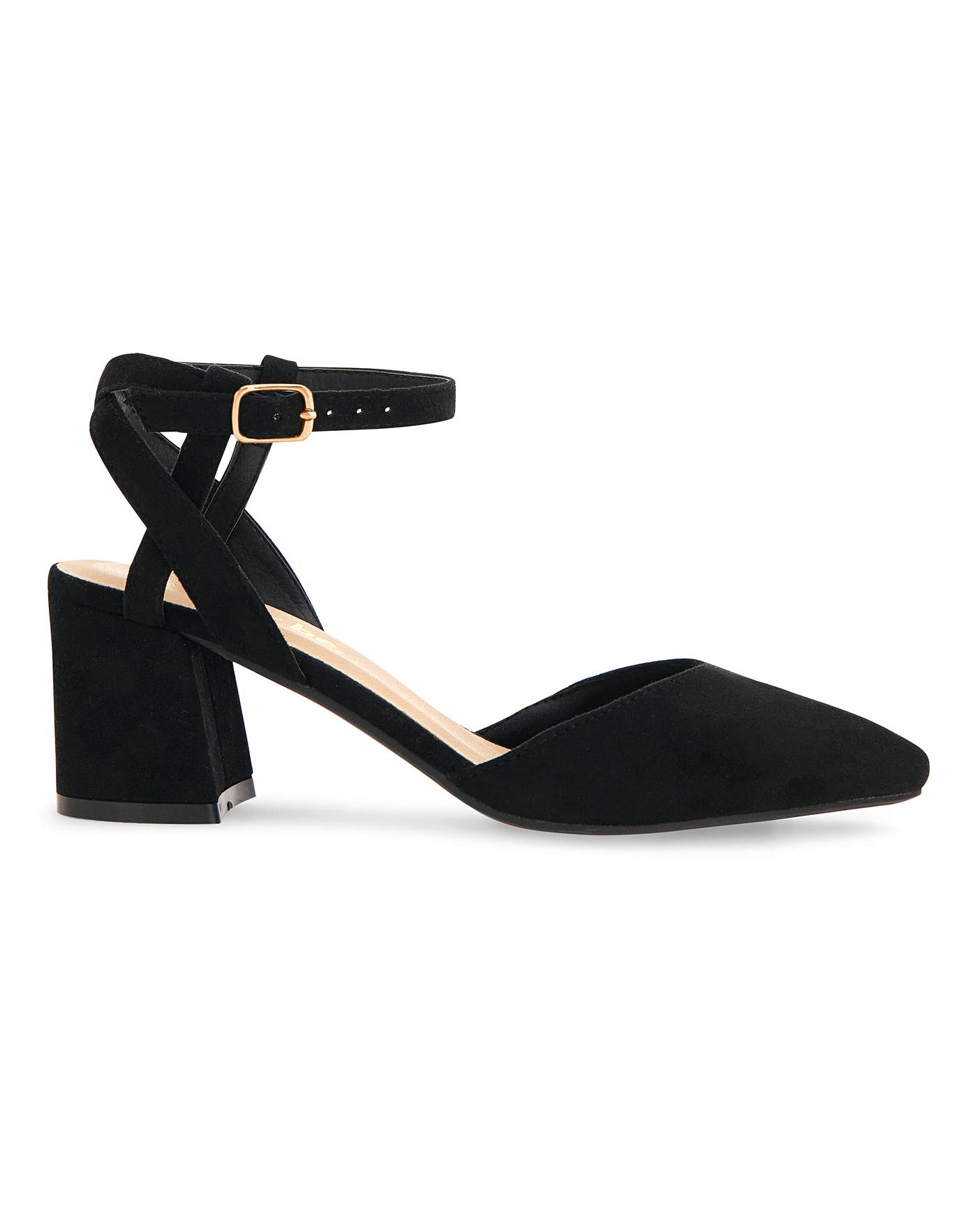 Cora Heeled Shoes Wide Fit | Simply Be