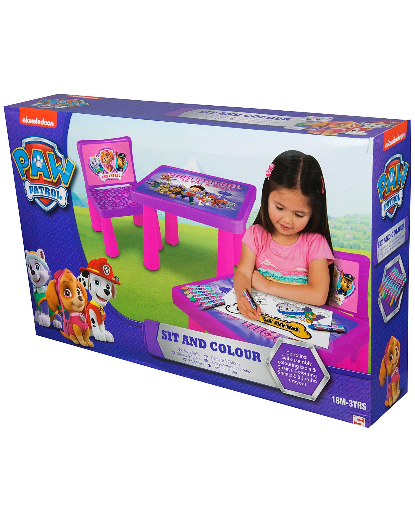 spielzeug sit  colour table and chair paw patrol triadecont