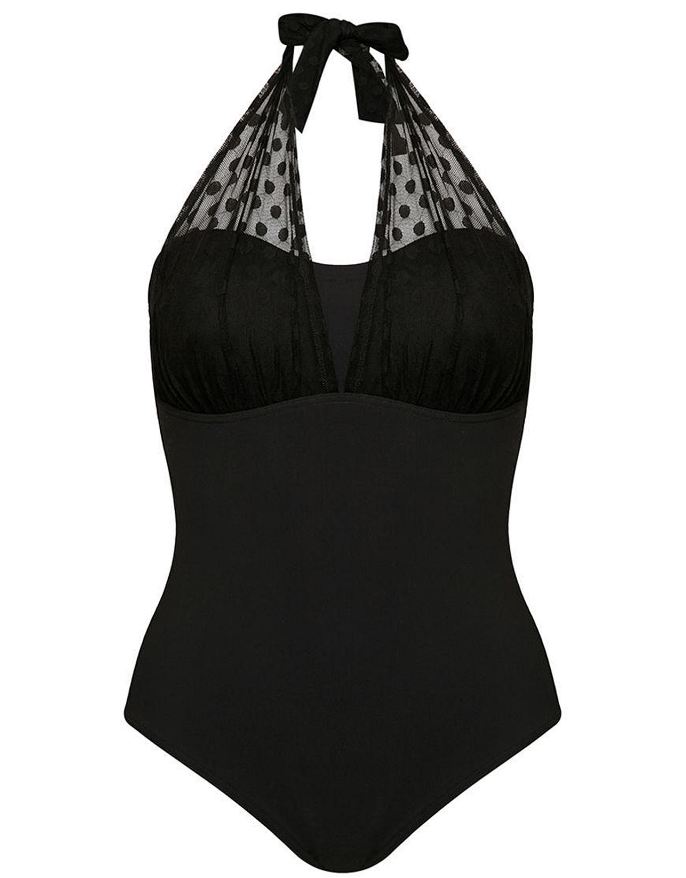 figleaves icon mesh shaping swimsuit