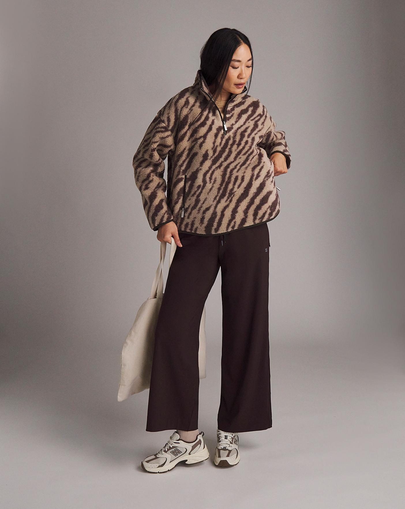 Sweaty Betty 1/2 Zip Printed Fleece | Oxendales