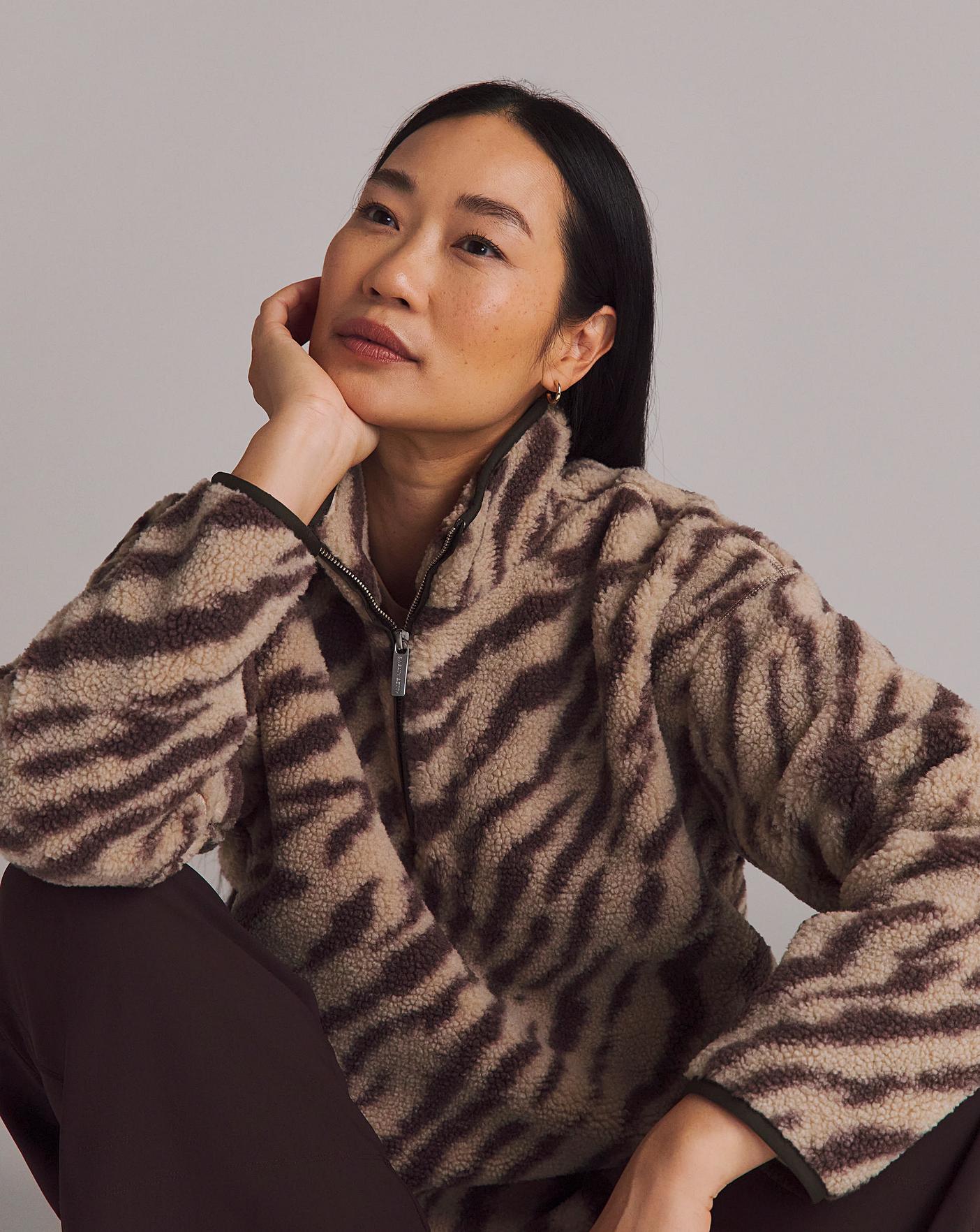 Sweaty Betty 1/2 Zip Printed Fleece | Oxendales