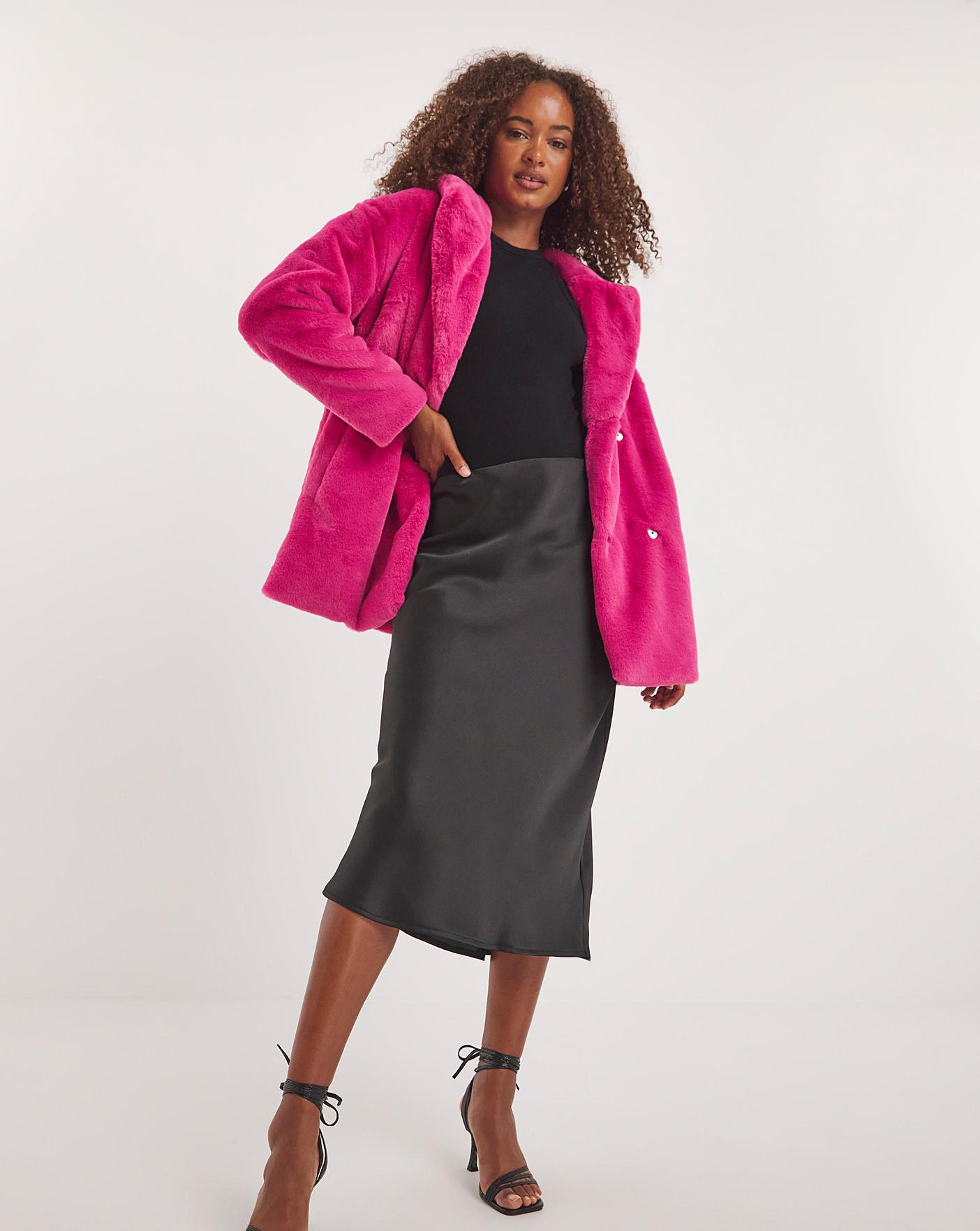 Pink short outlet coat