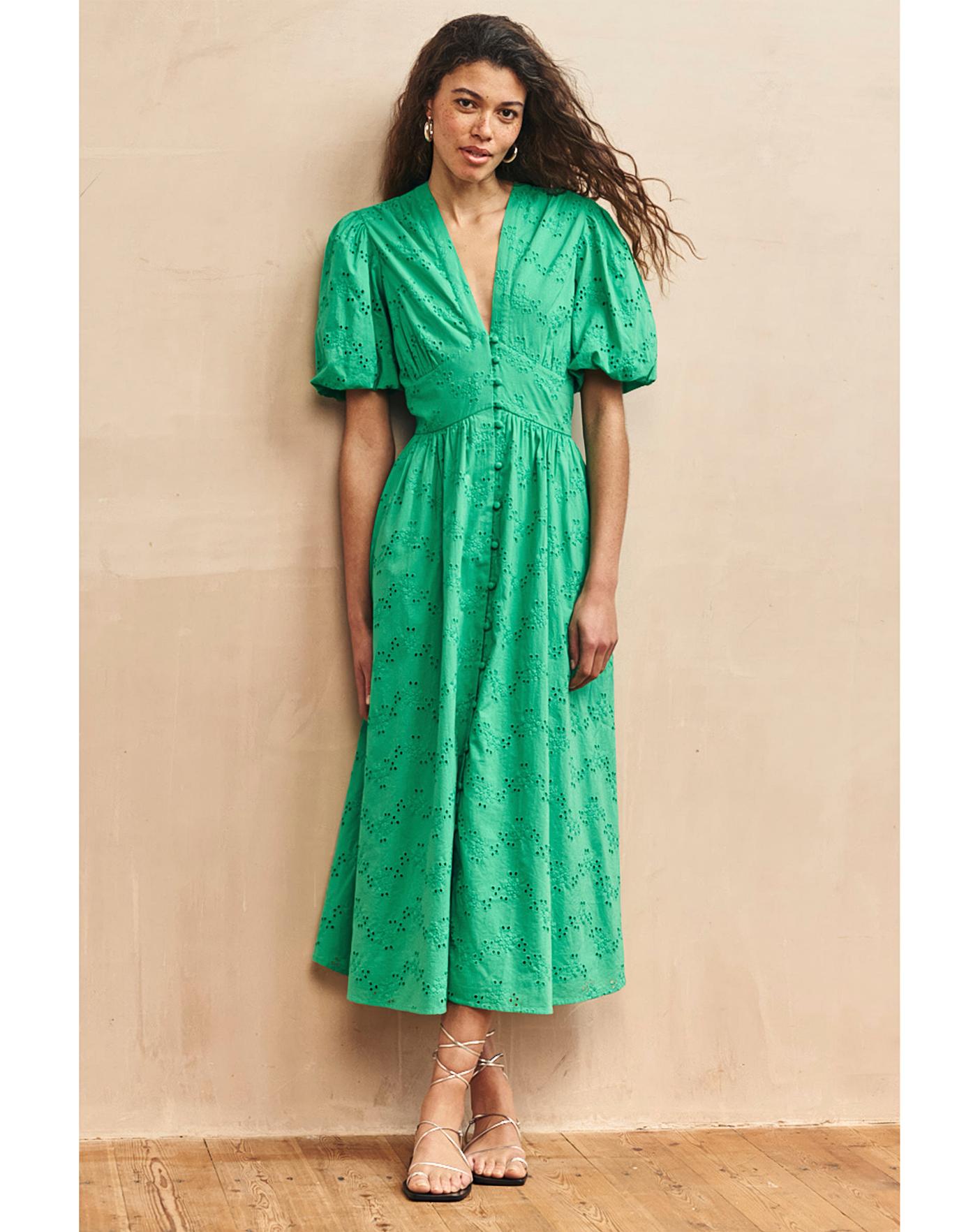 Nobody's Child Green Midi Dress | Simply Be