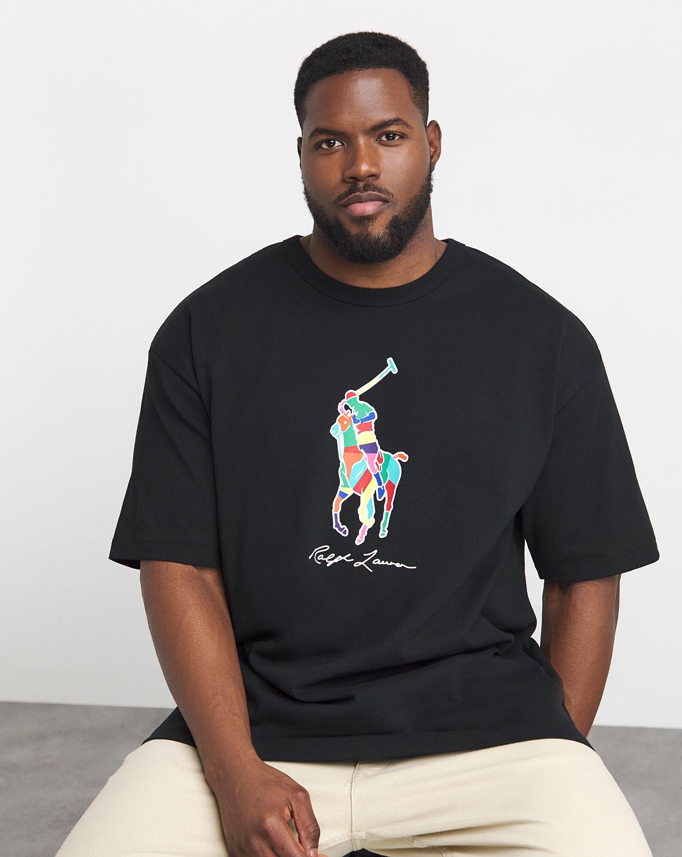 Polo ralph lauren black t shirt on sale