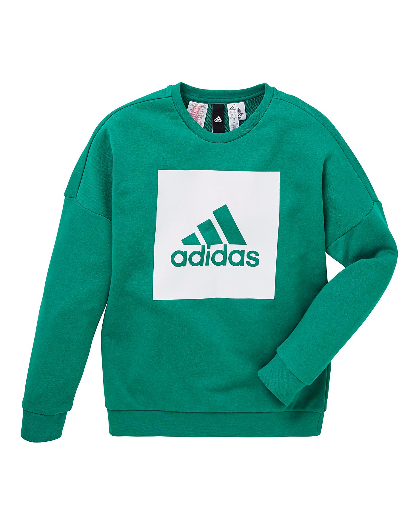 adidas relaxed logo sweatshirt