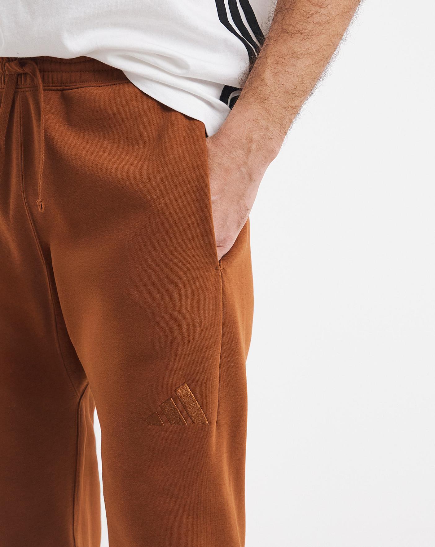 【BROWN】REVERSIBLE NYLON*FLEECE PANTS Club Open-Hem Fleece Pants | SNIPES
