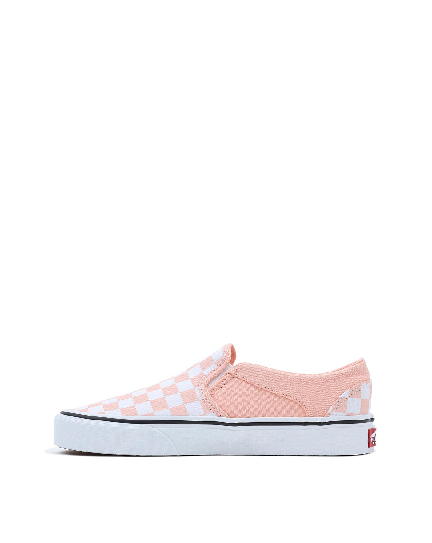 Rose pink checkered outlet vans