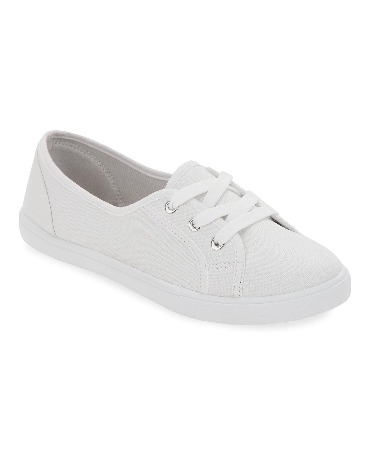 Plimsolls hot sale wide fit