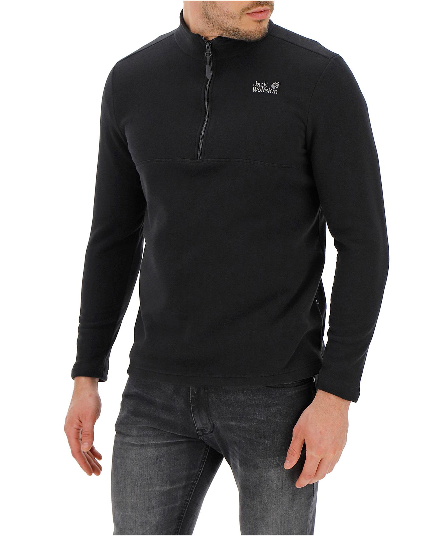 jack wolfskin quarter zip