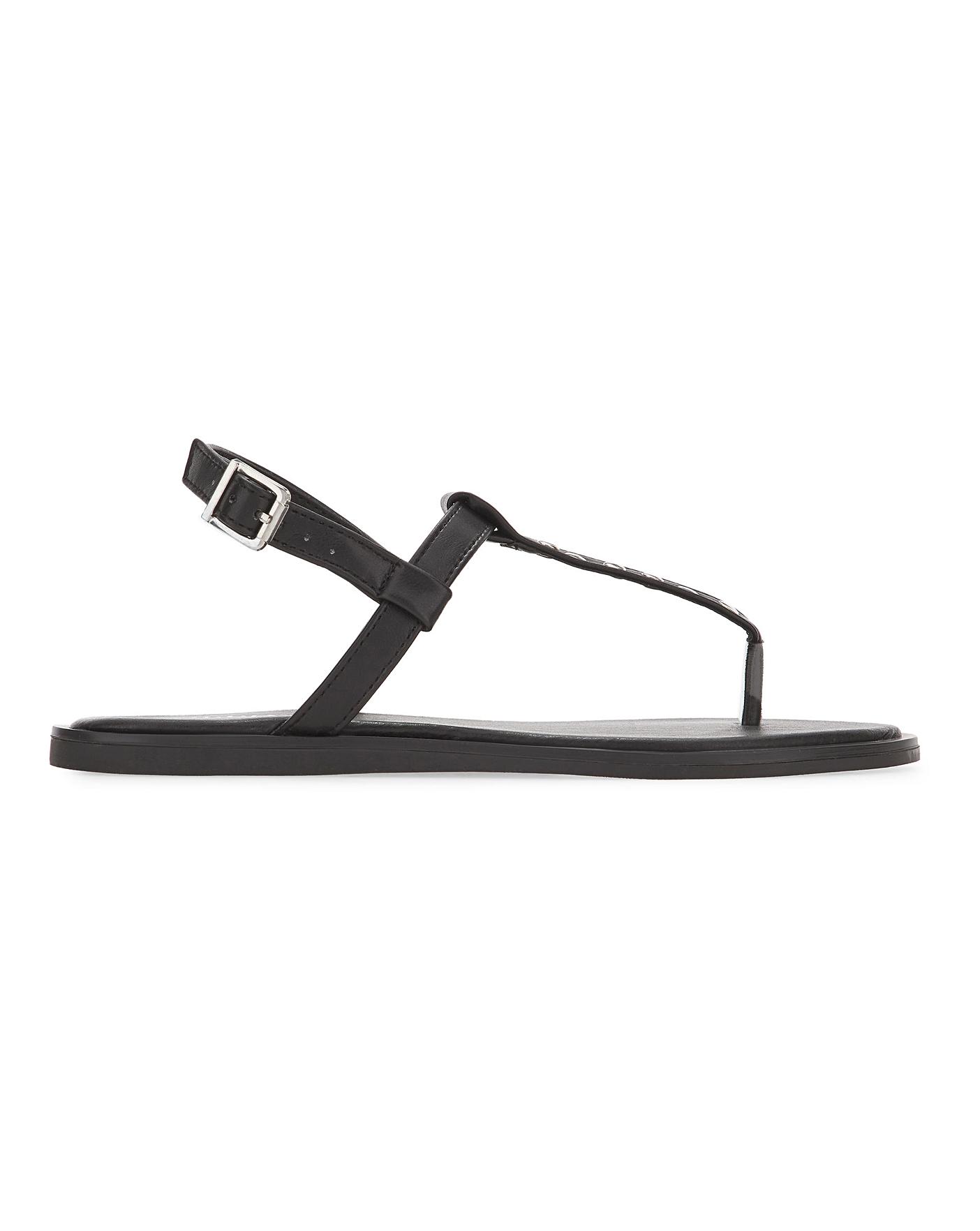 Harness Toe Post Sandals Extra Wide Fit | Simply Be